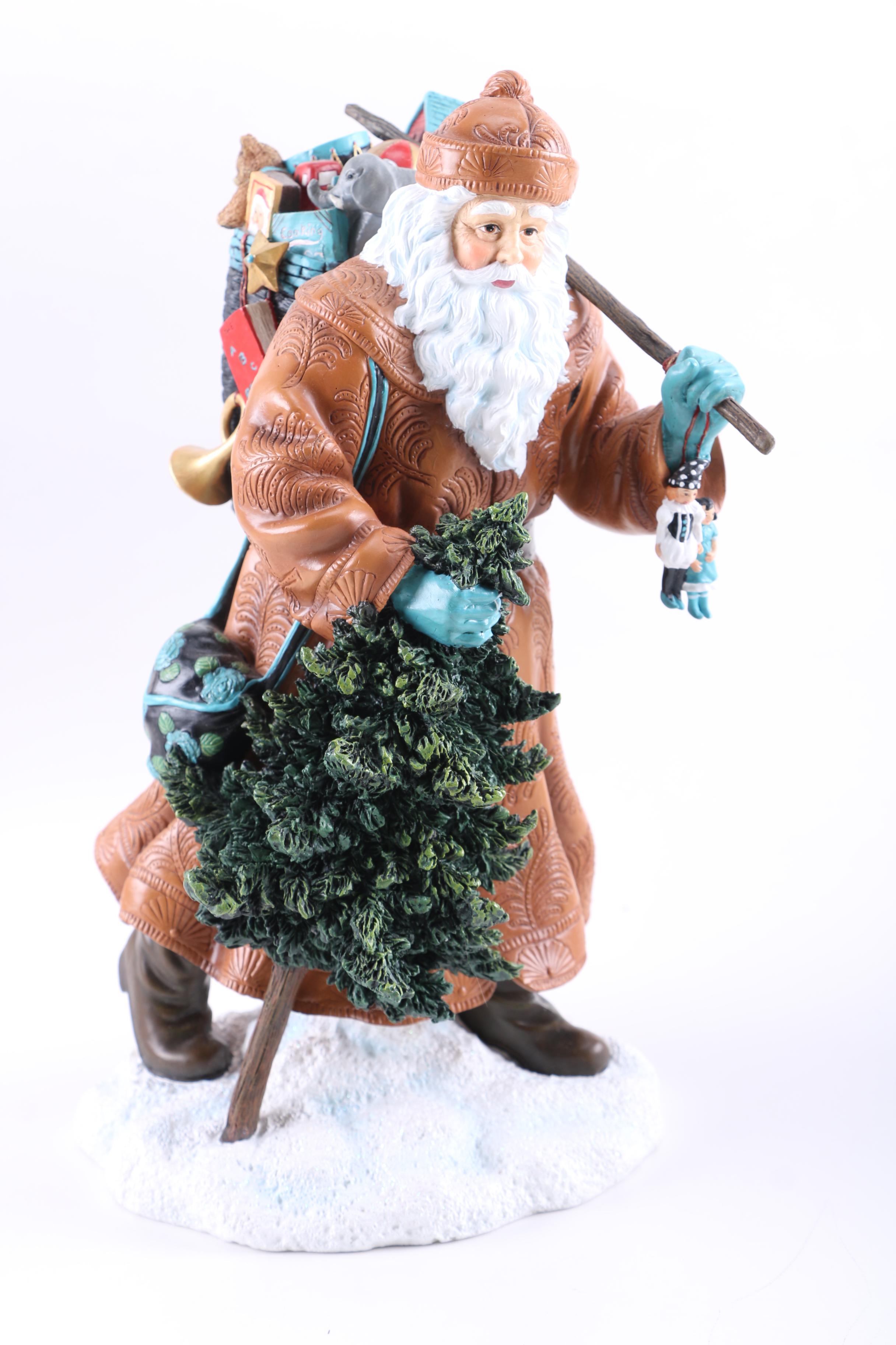 Limited Edition Pipka "Sierra Santa," "Antarctic Santa," "Santa on the Go" Figurines