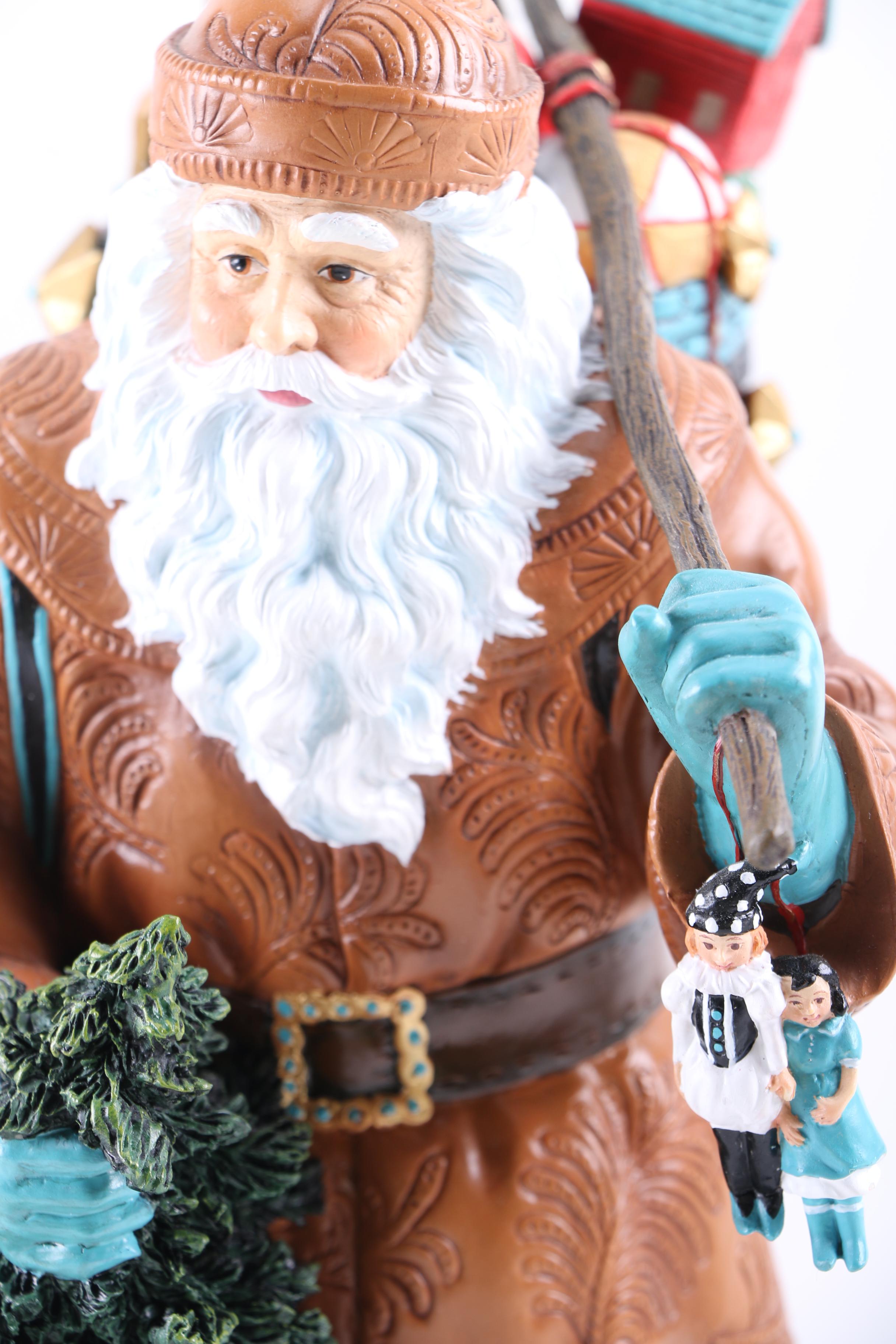 Limited Edition Pipka "Sierra Santa," "Antarctic Santa," "Santa on the Go" Figurines