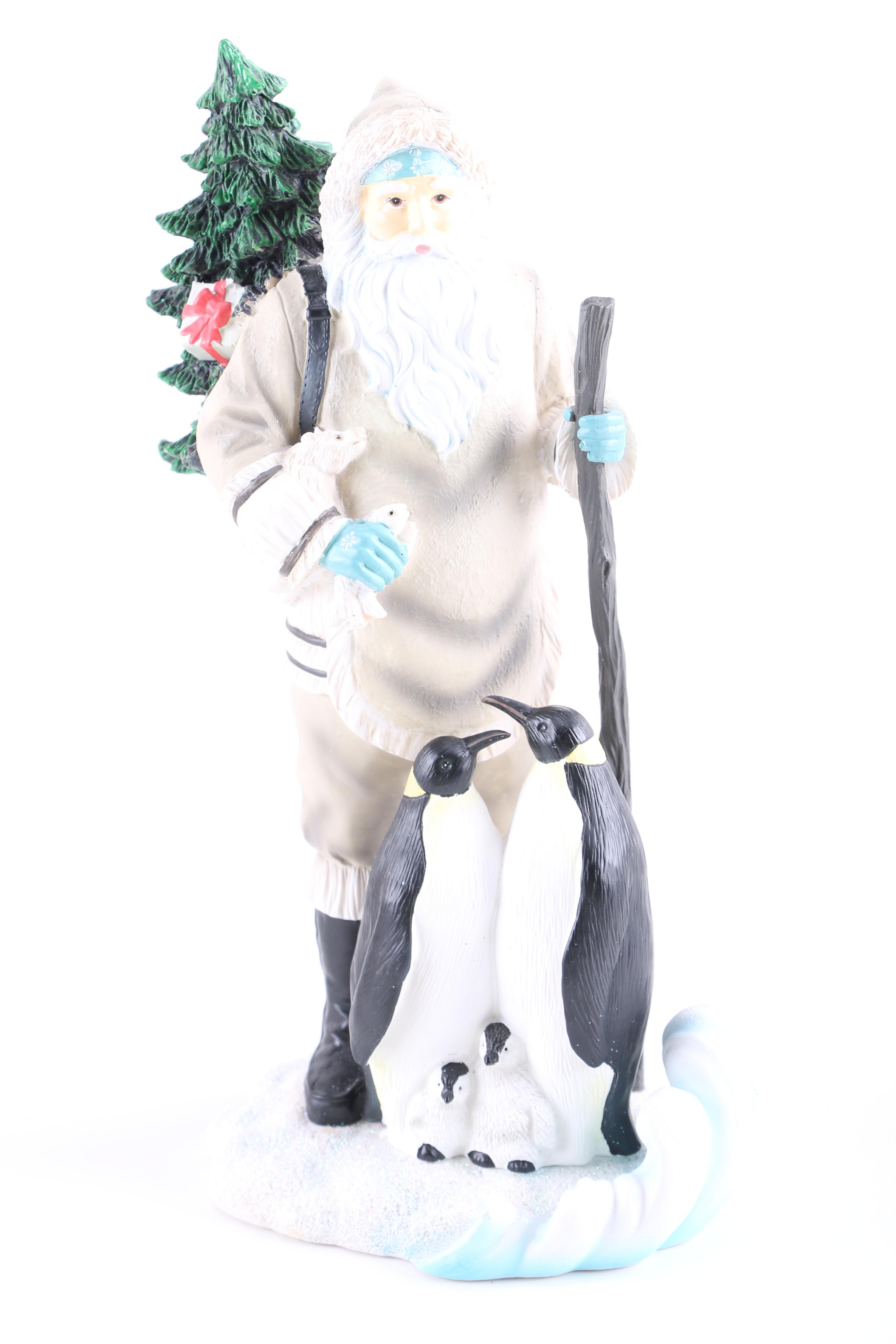 Limited Edition Pipka "Sierra Santa," "Antarctic Santa," "Santa on the Go" Figurines