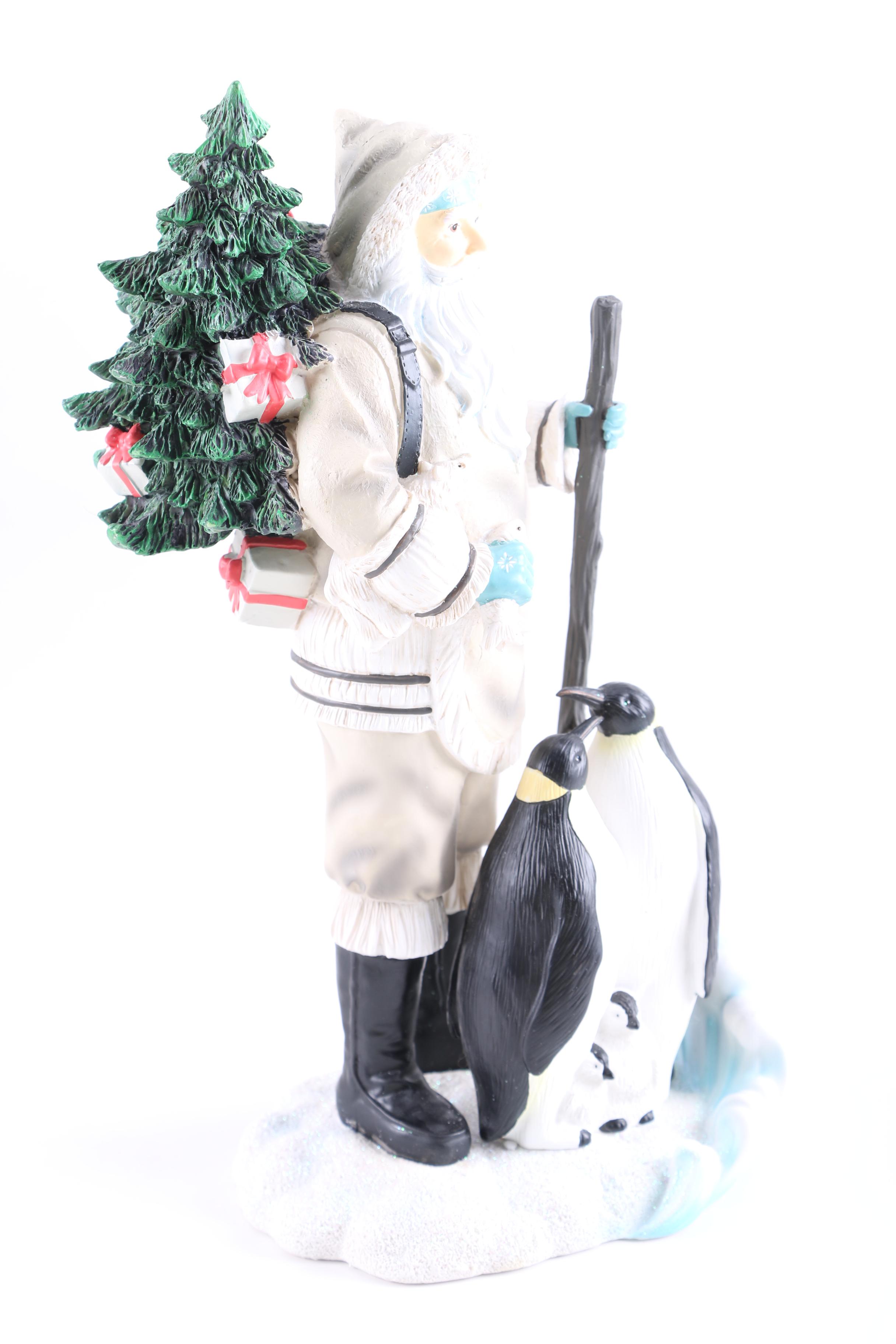 Limited Edition Pipka "Sierra Santa," "Antarctic Santa," "Santa on the Go" Figurines