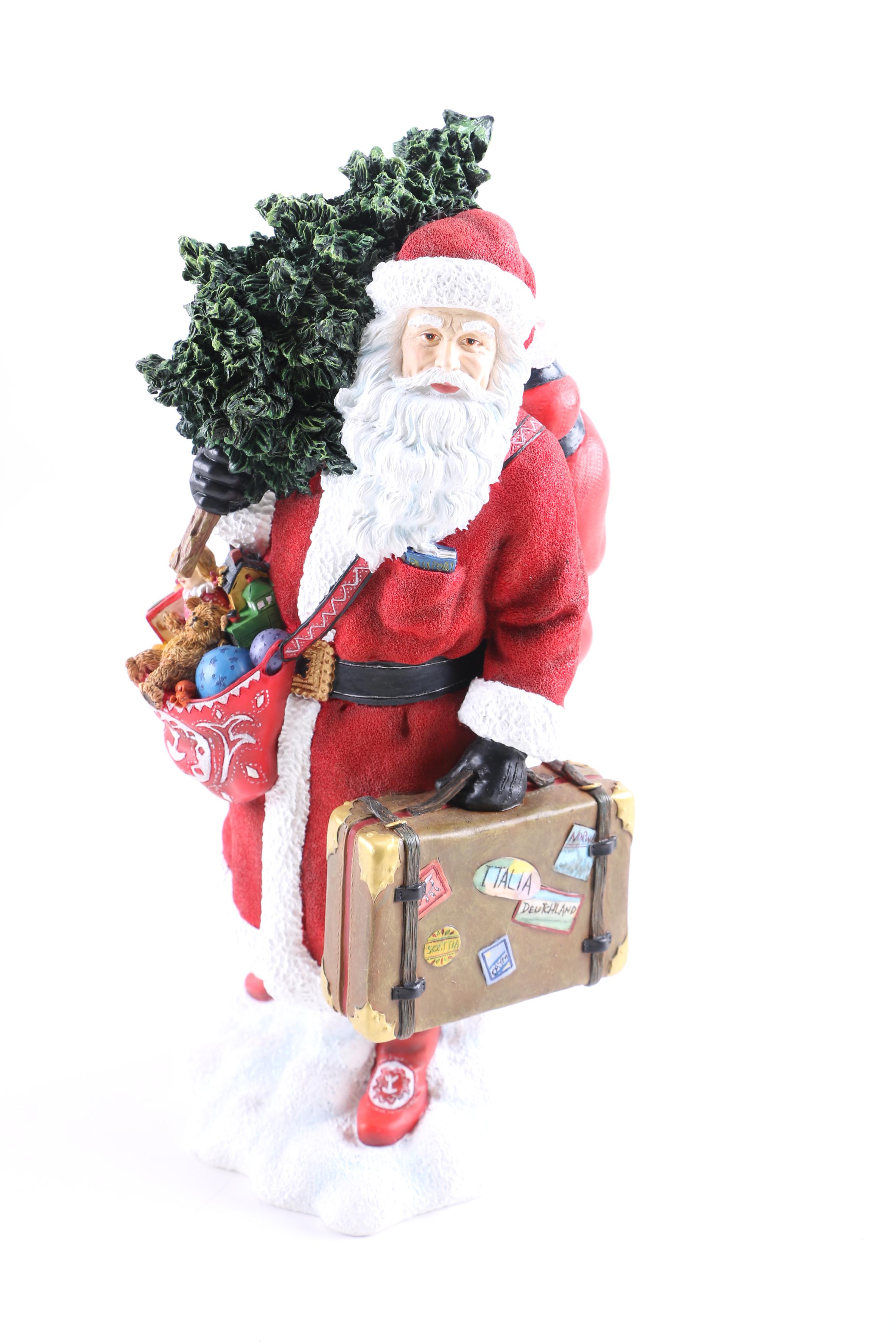 Limited Edition Pipka "Sierra Santa," "Antarctic Santa," "Santa on the Go" Figurines