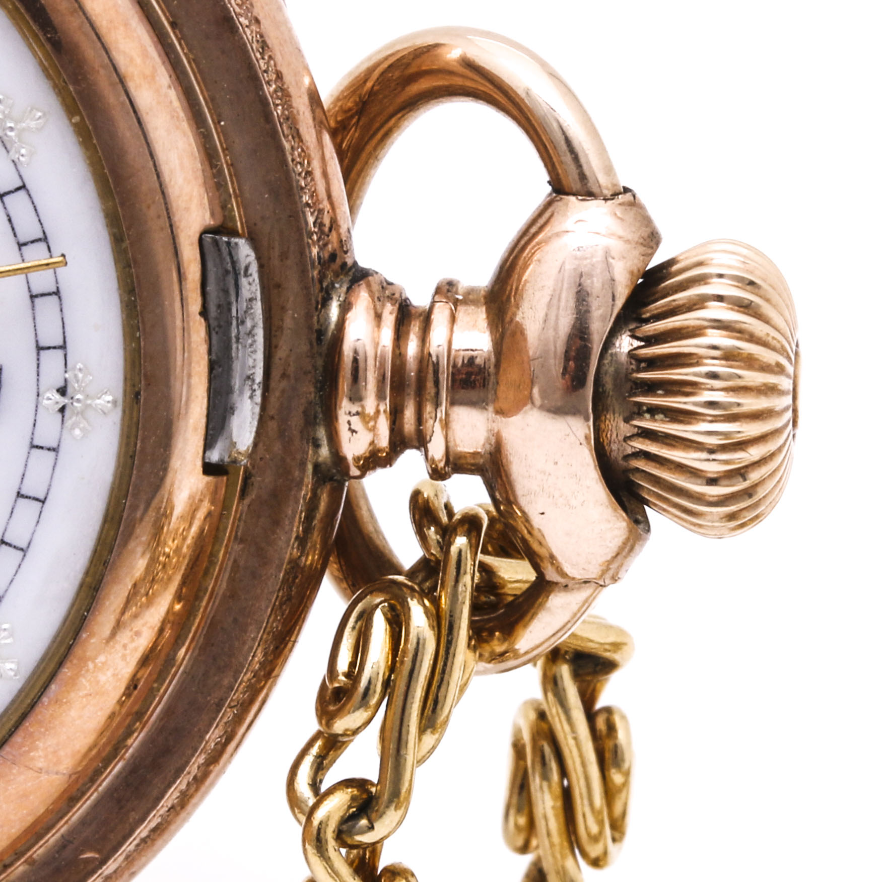 Antique Elgin Gold Filled Personalized Hunter Case Pocket Watch