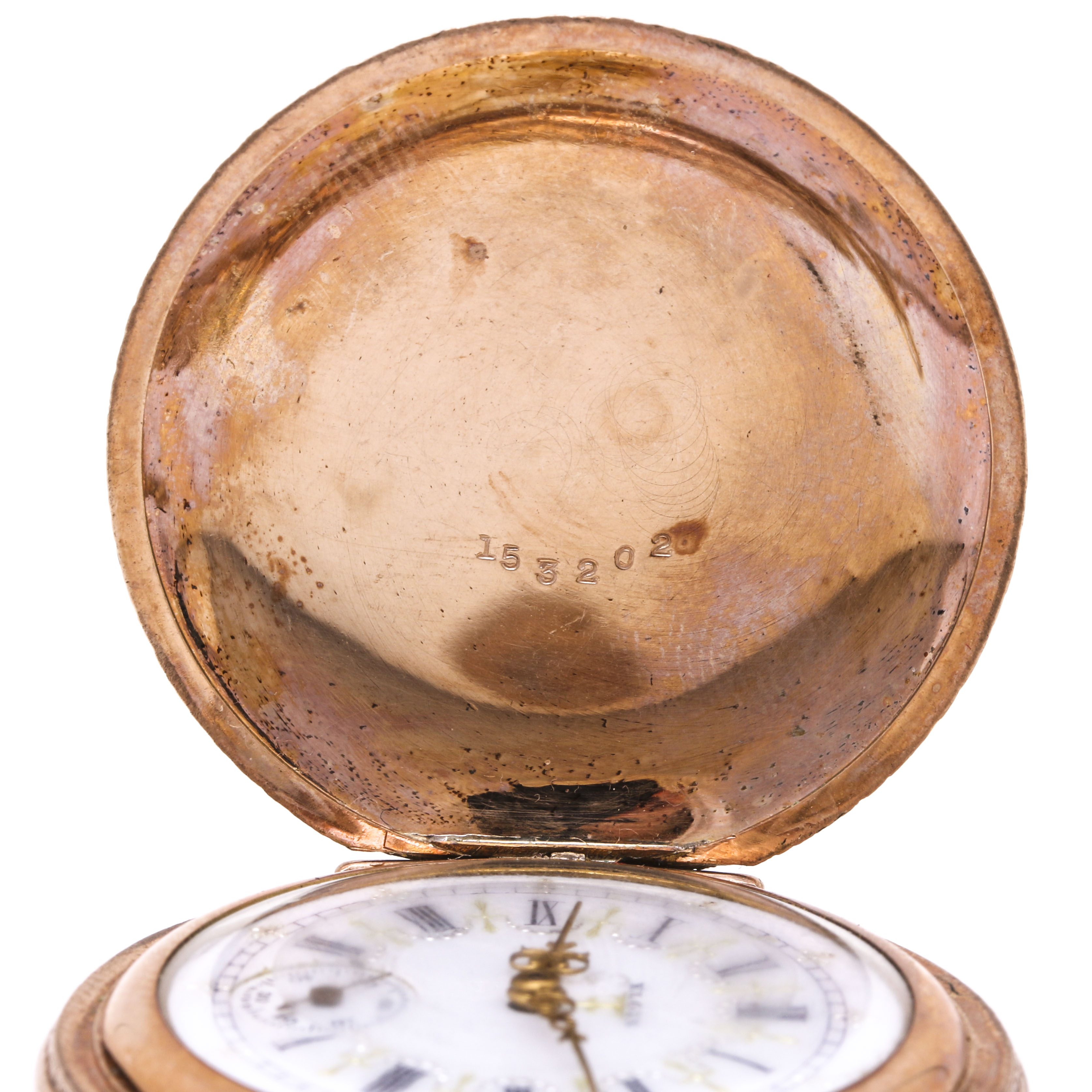 Antique Elgin Gold Filled Personalized Hunter Case Pocket Watch