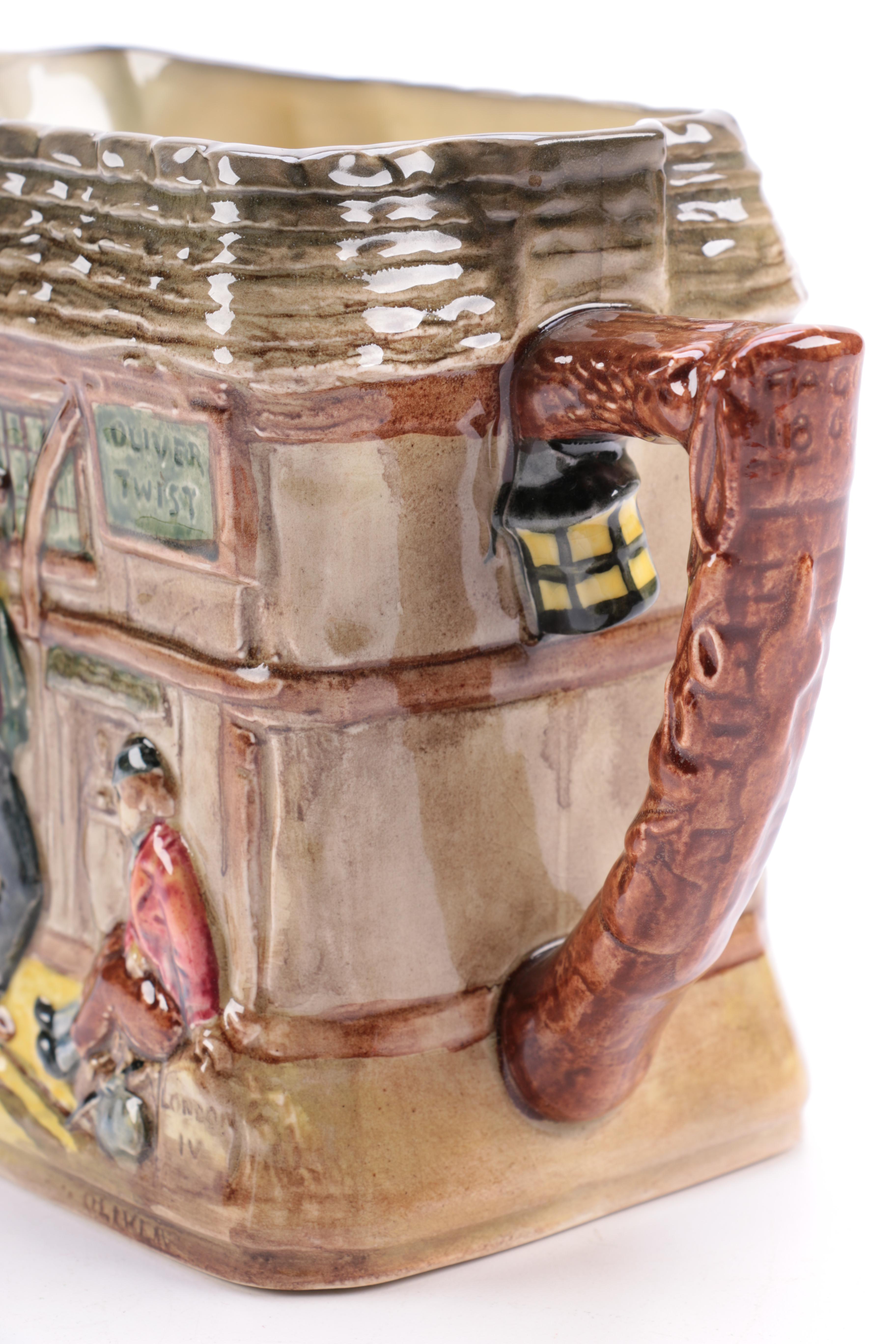 1938 Royal Doulton "Oliver Twist" Pitcher