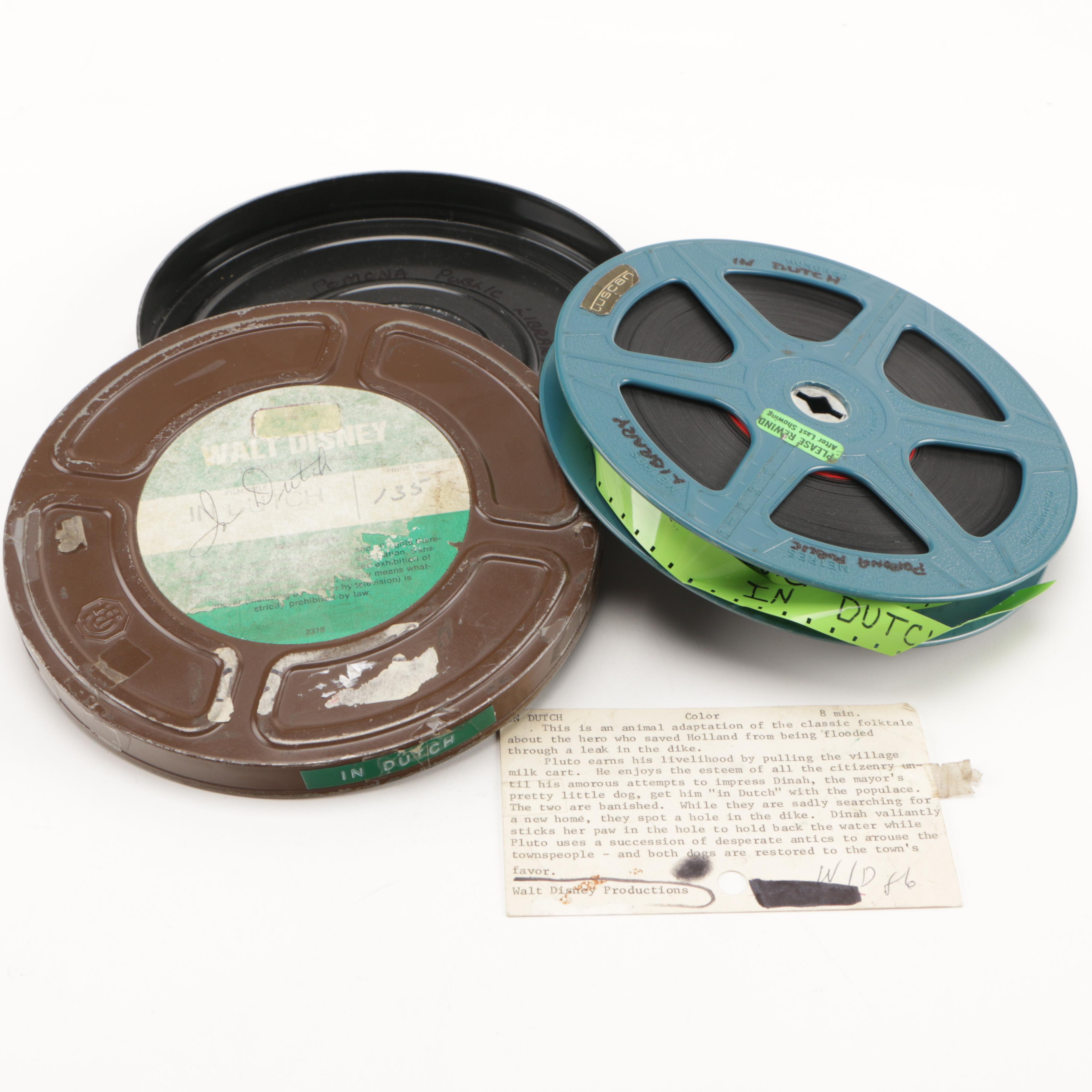 Vintage Walt Disney Productions "In Dutch" Film Reel