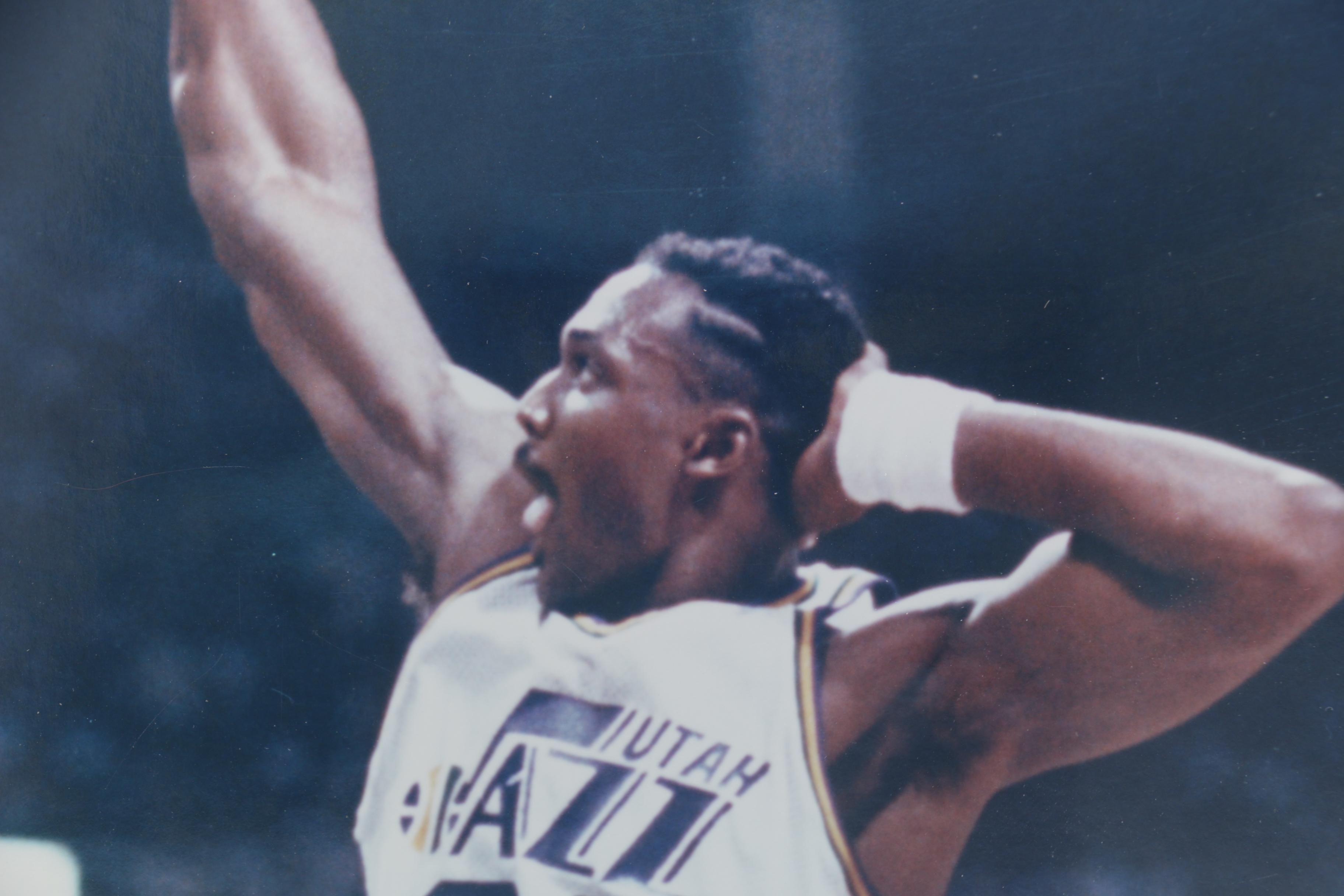 Autographed "Karl Malone" Photograph