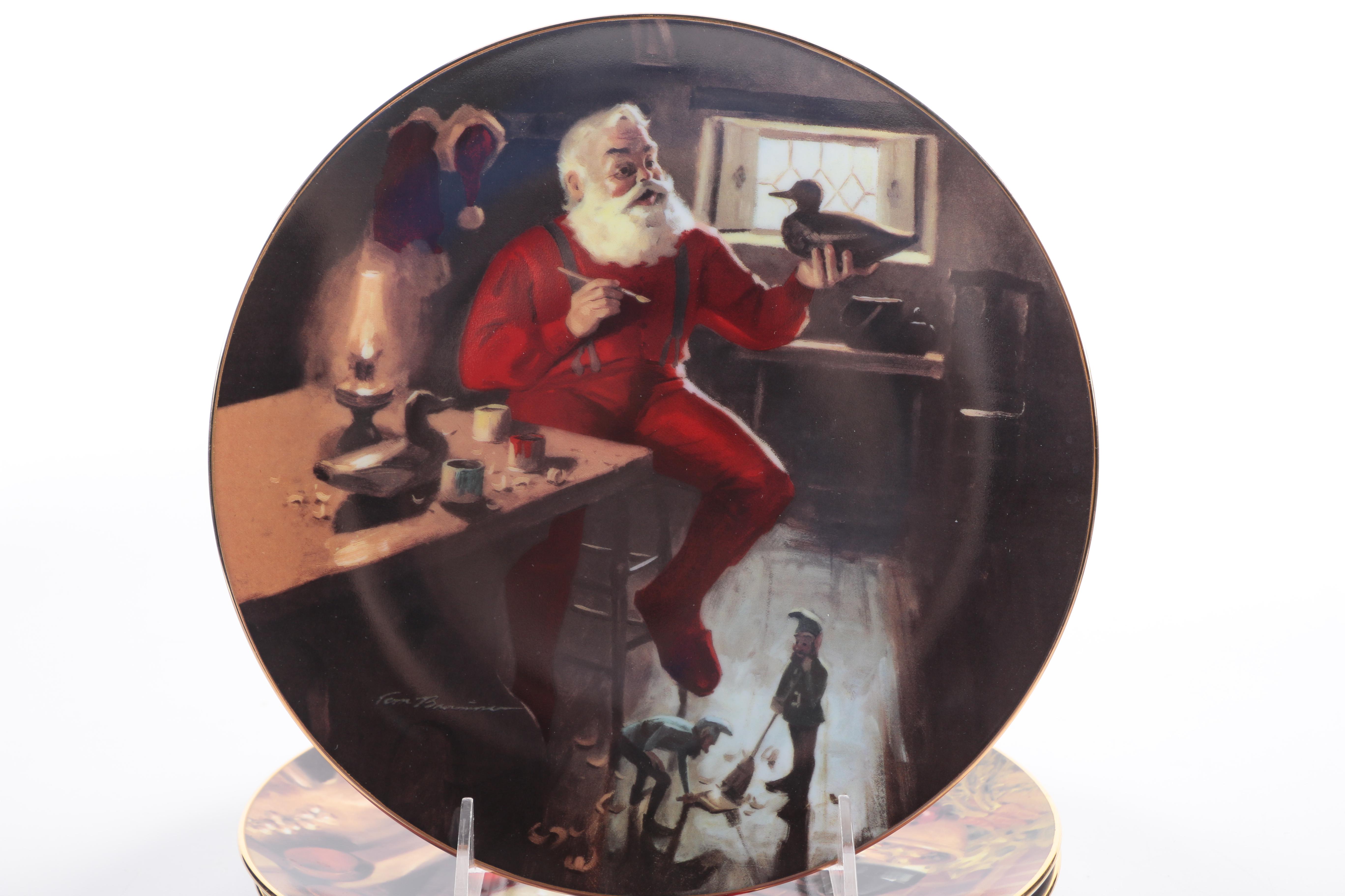 Knowles "Santa's Christmas" Plates