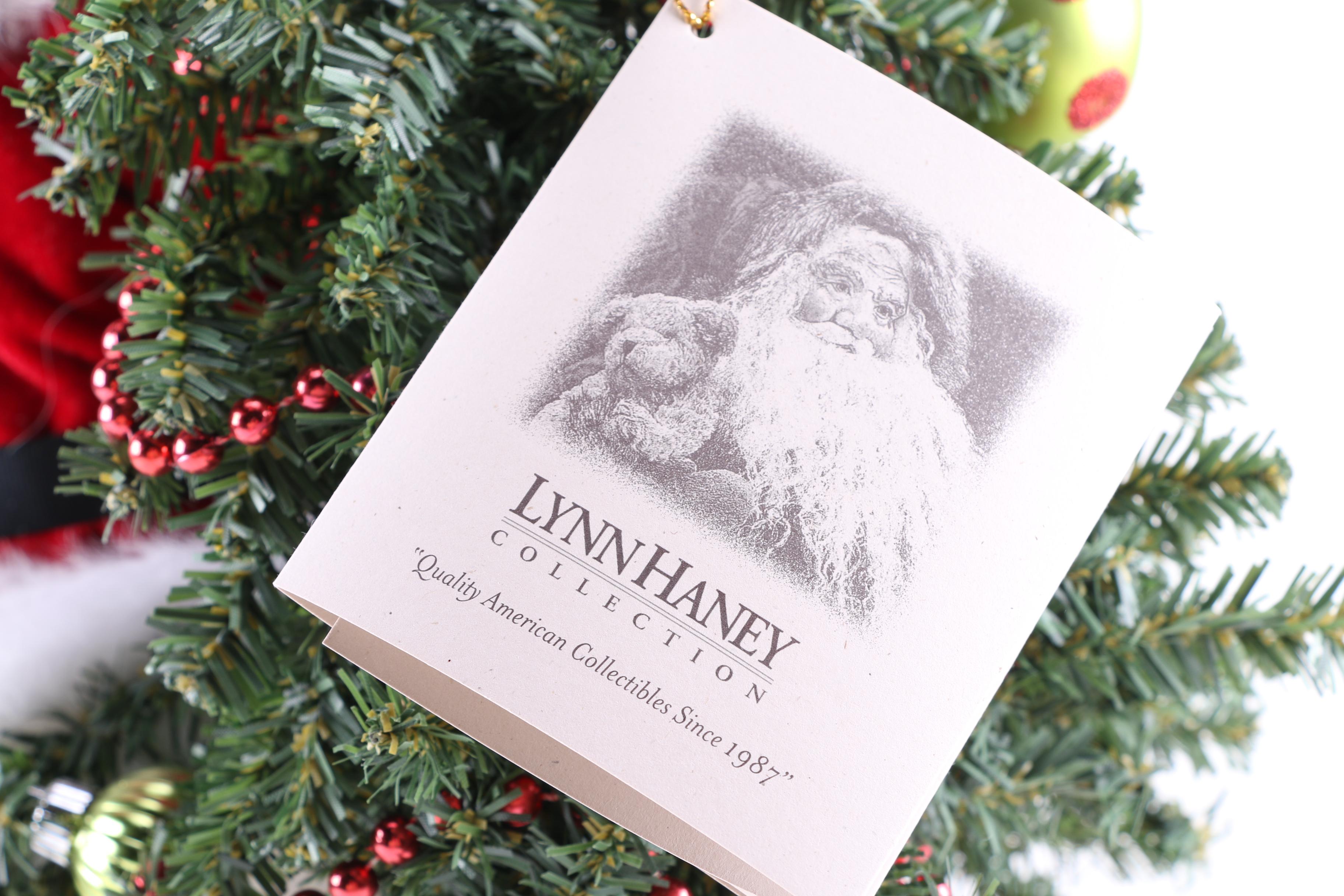 Lynn Haney Collection "Bear Hugging" Santa Figurine