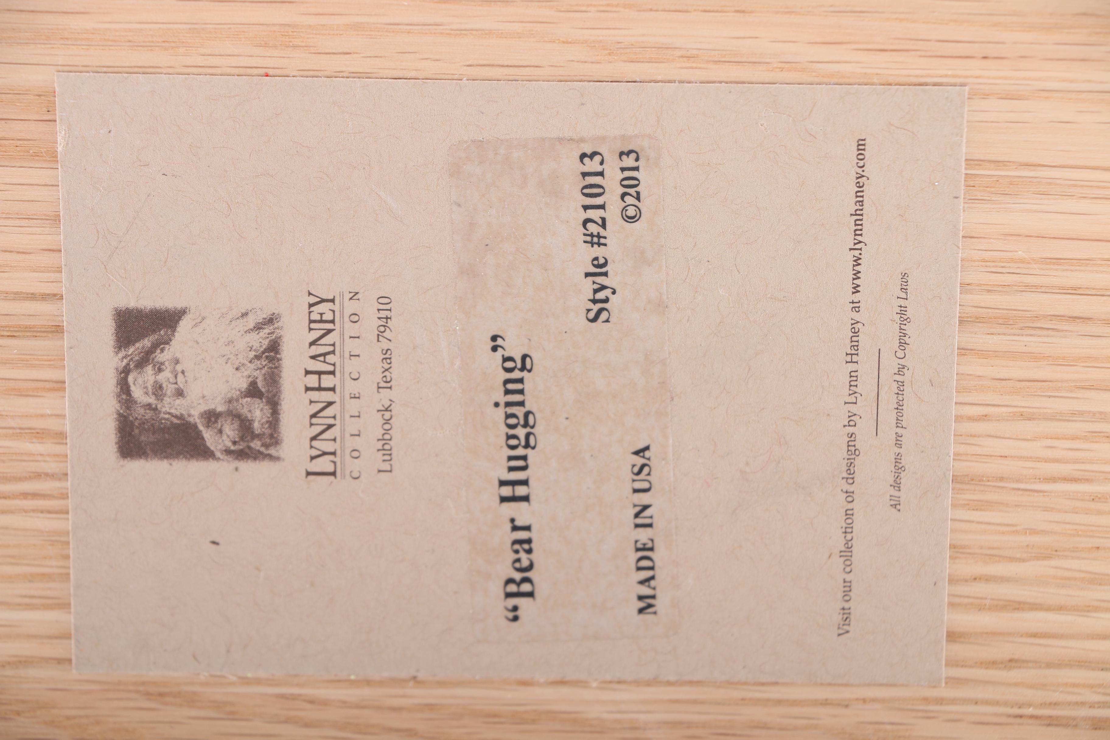 Lynn Haney Collection "Bear Hugging" Santa Figurine