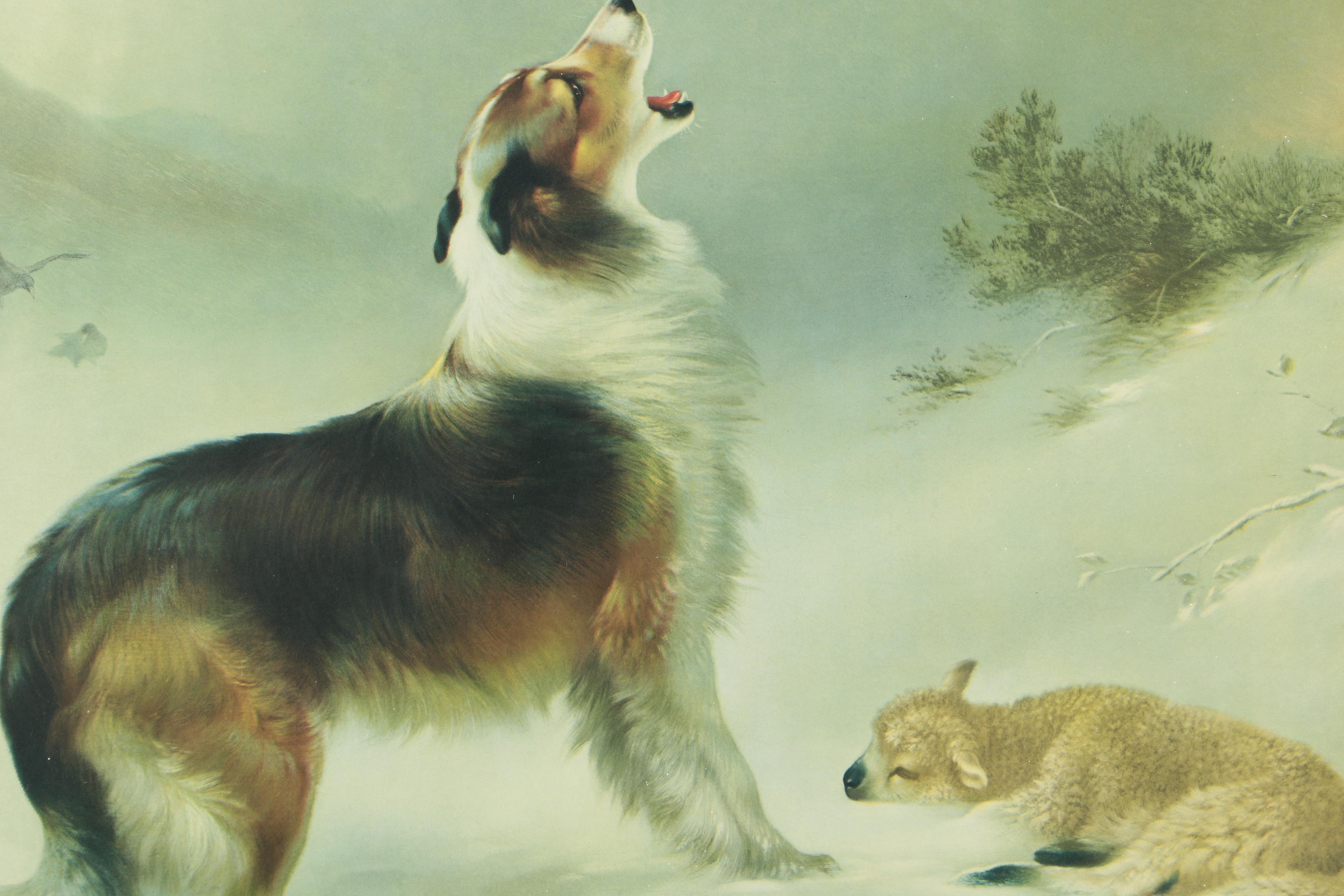 Offset Lithograph After Walter Hunt's "Found"