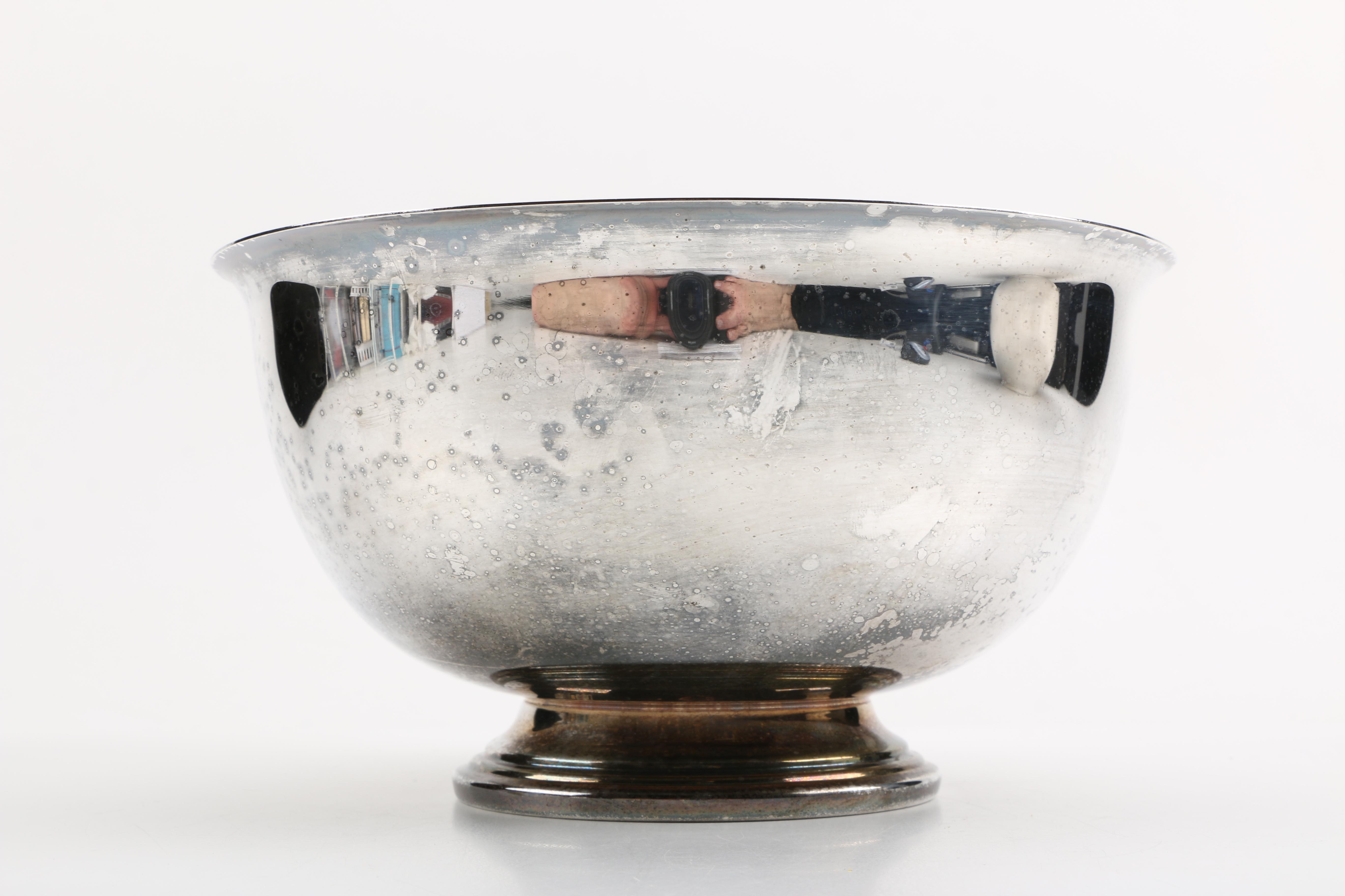 Pairing of Plated Silver Bowls Including Swid Powell