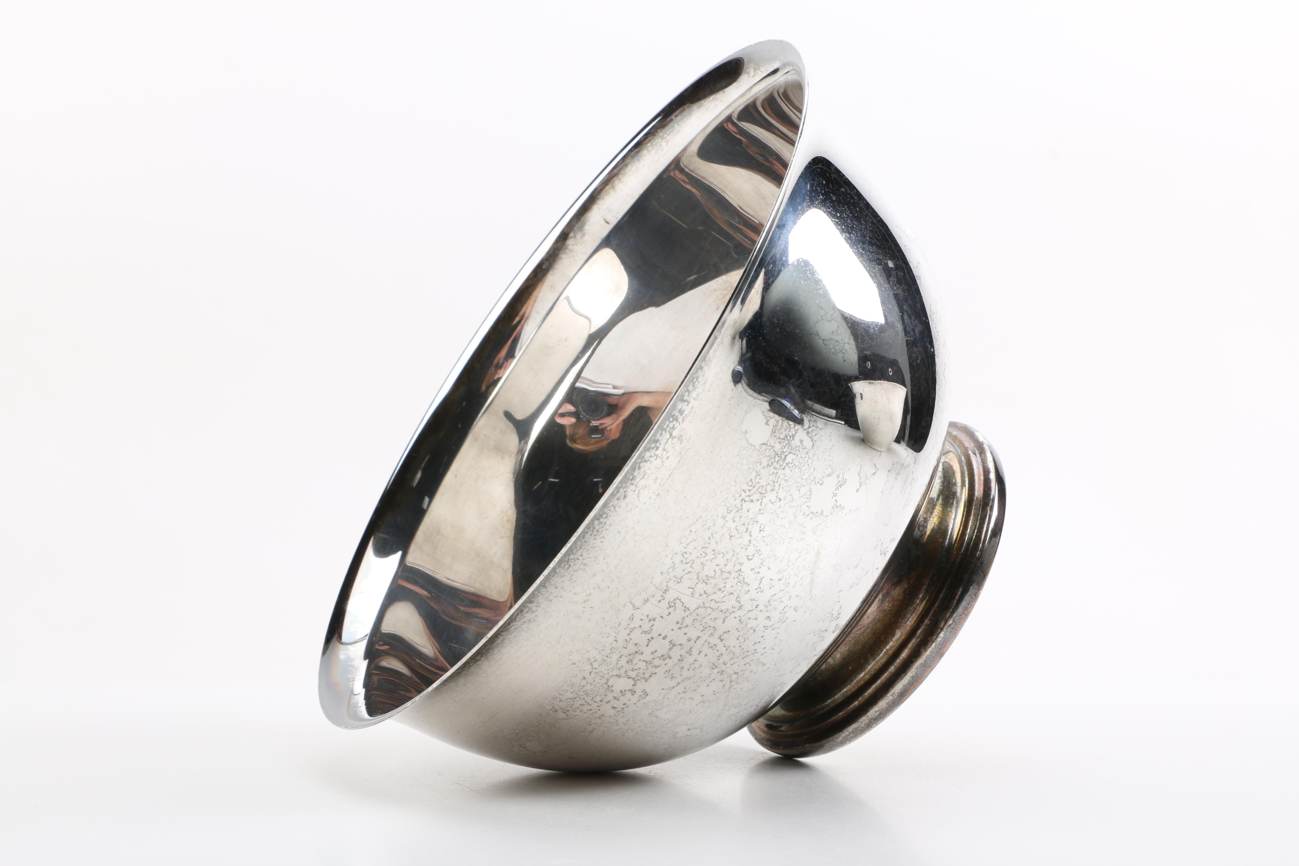 Pairing of Plated Silver Bowls Including Swid Powell