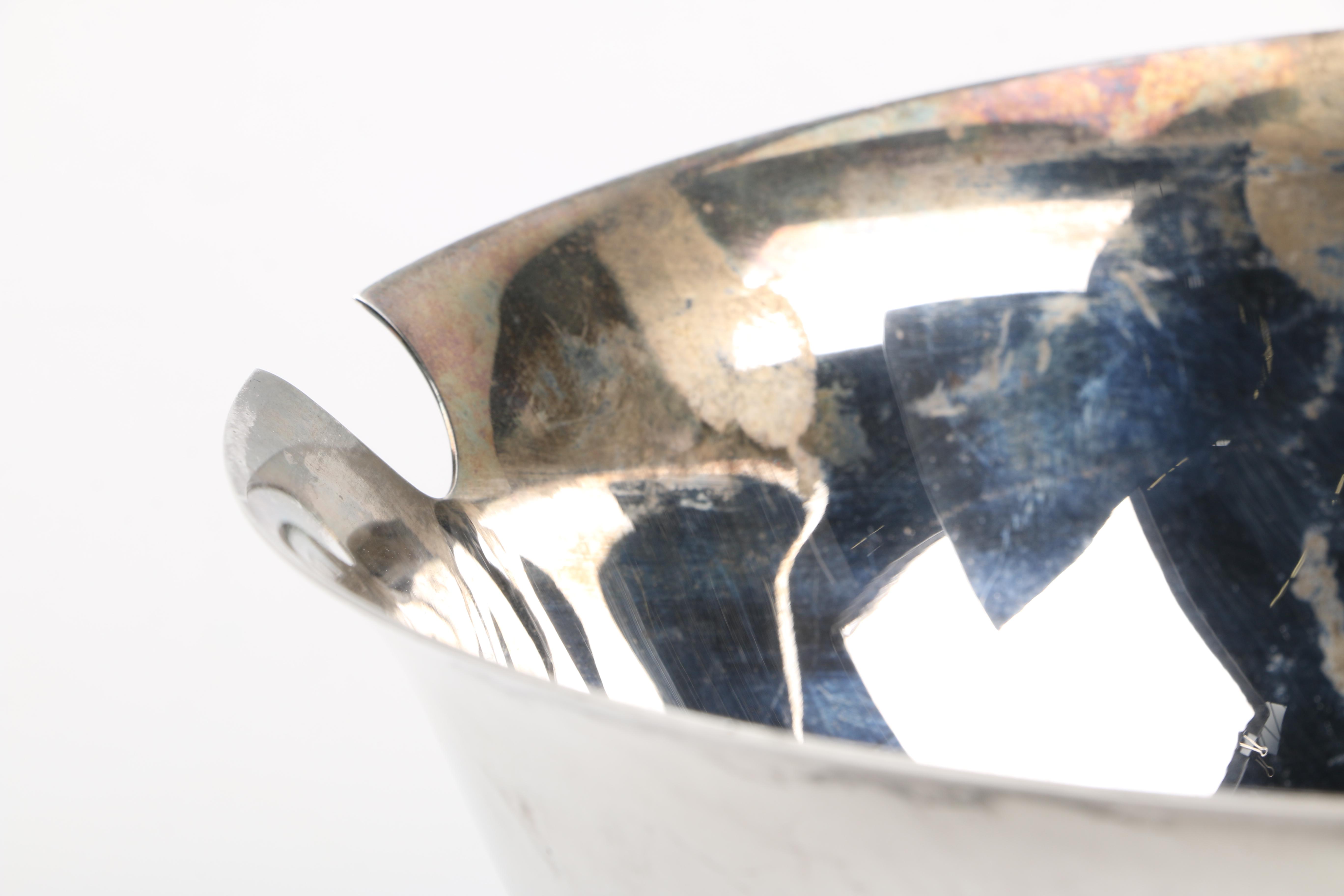 Pairing of Plated Silver Bowls Including Swid Powell