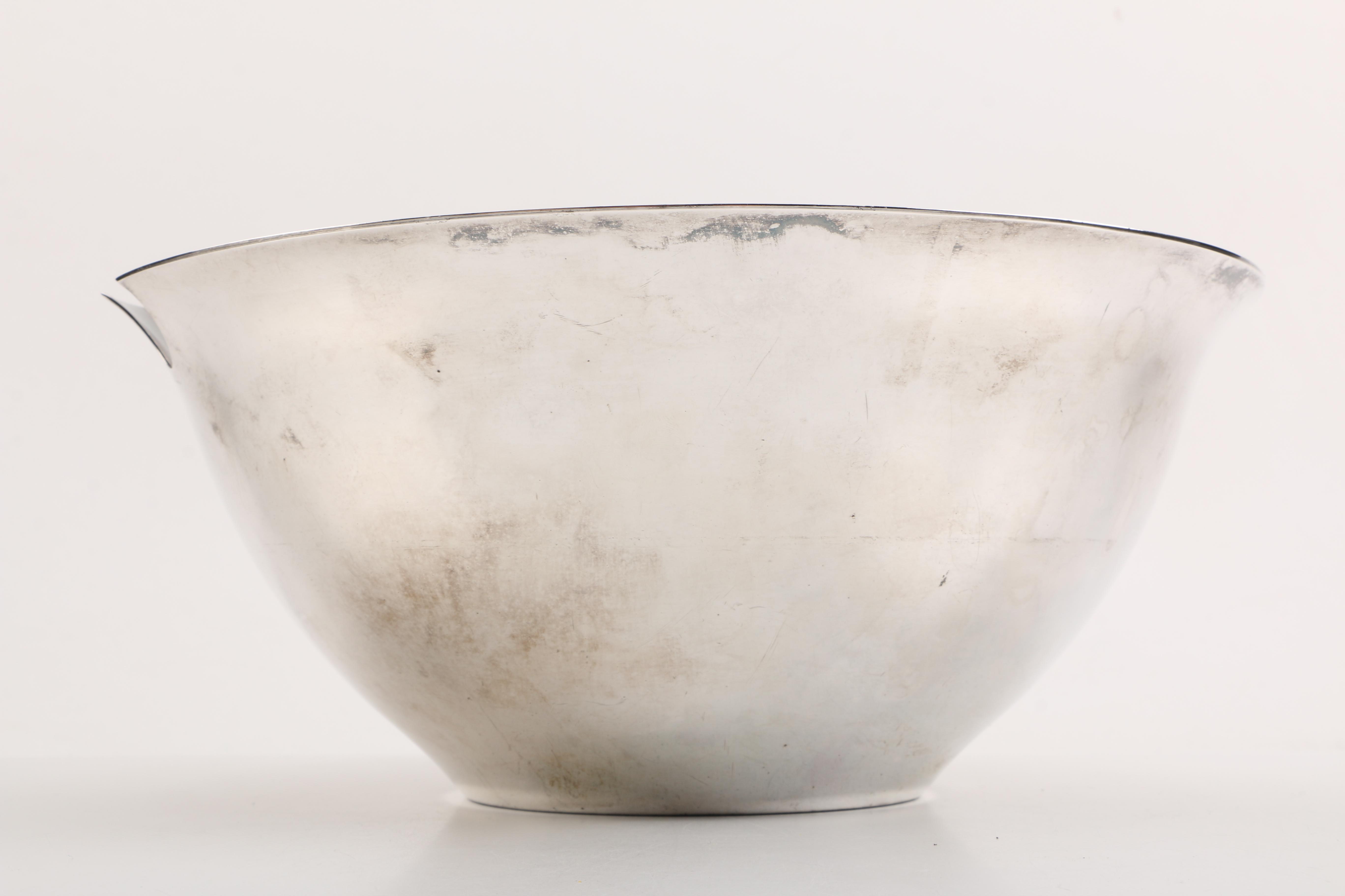 Pairing of Plated Silver Bowls Including Swid Powell