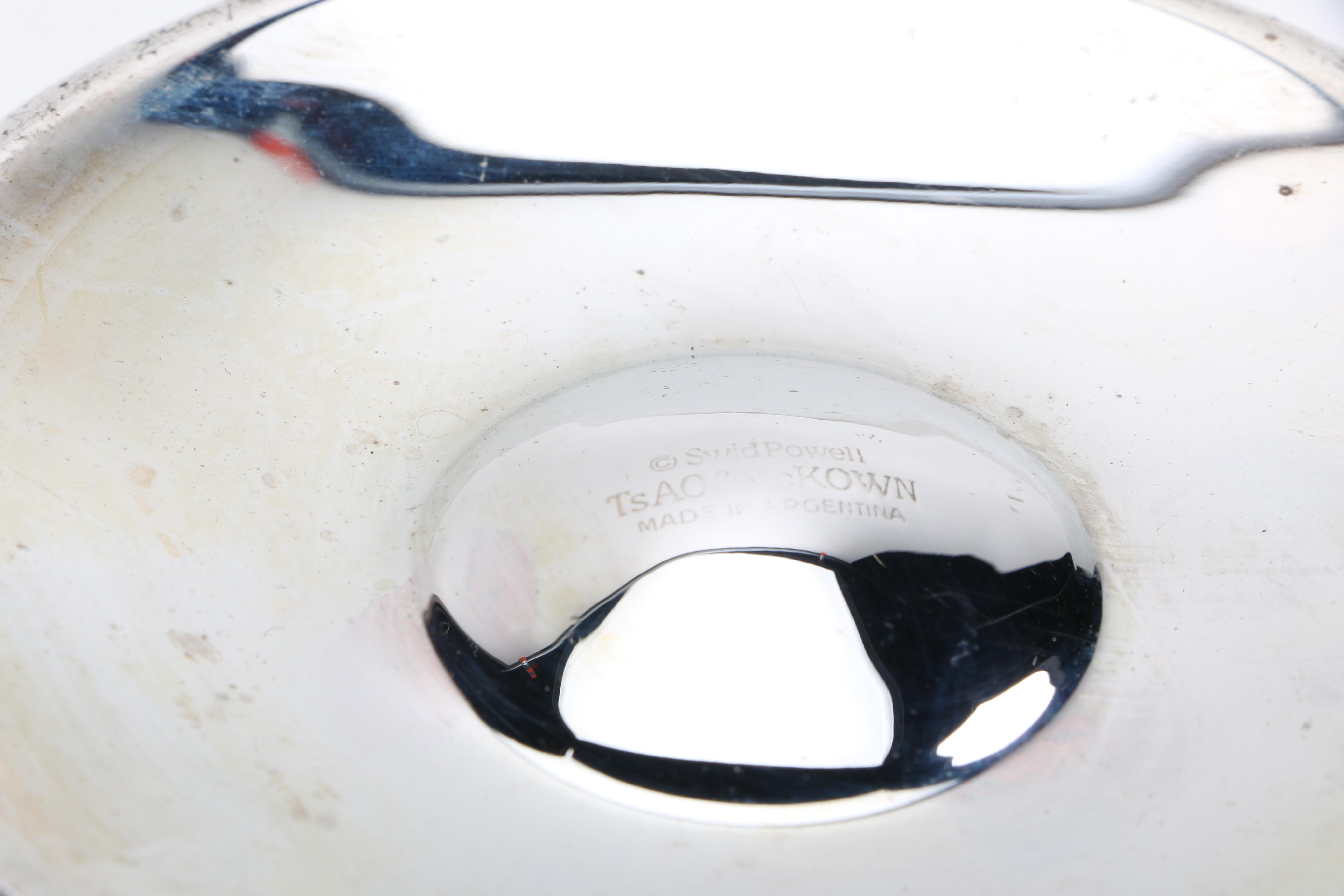 Pairing of Plated Silver Bowls Including Swid Powell