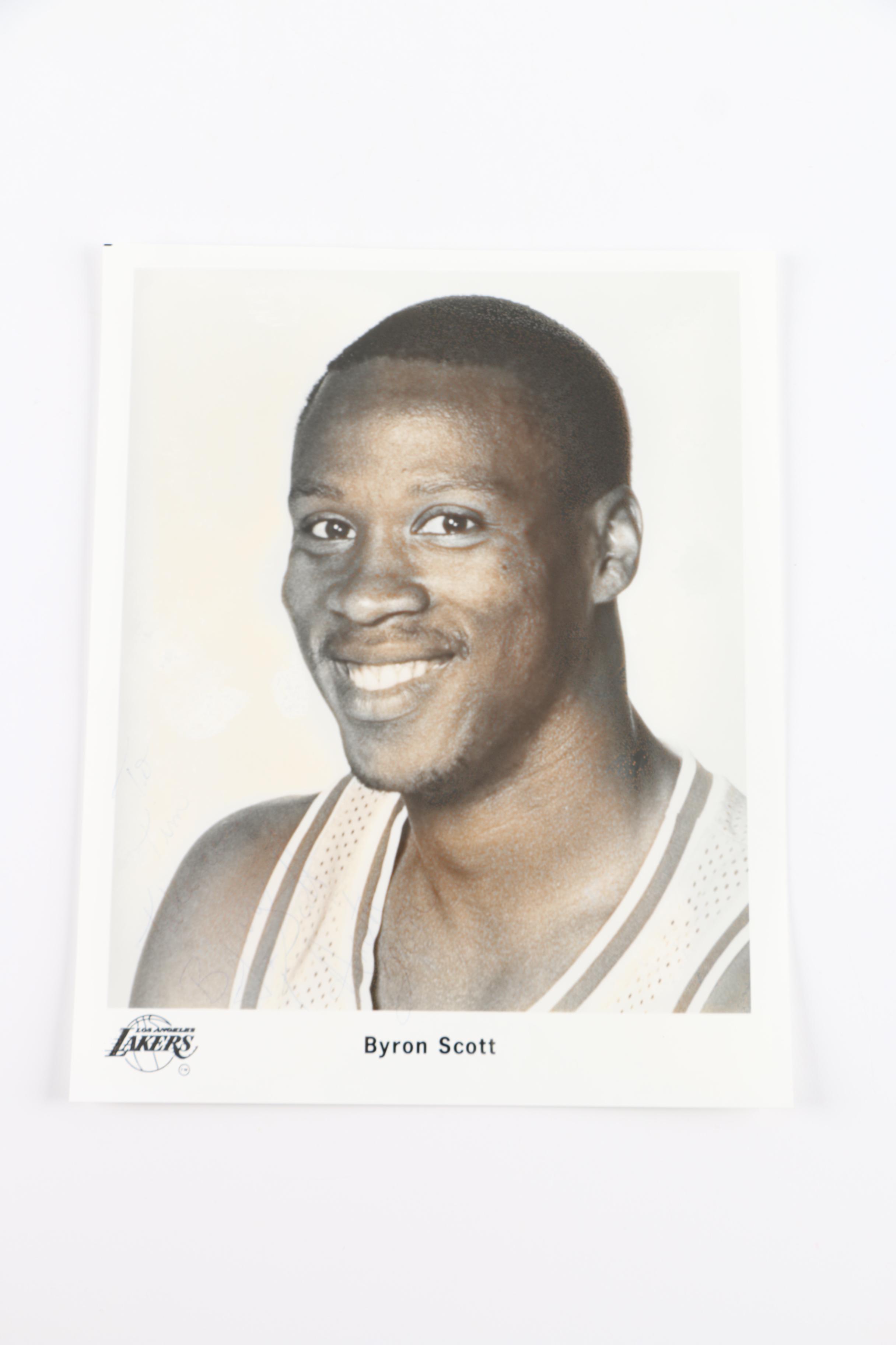 Signed Byron Scott Photos