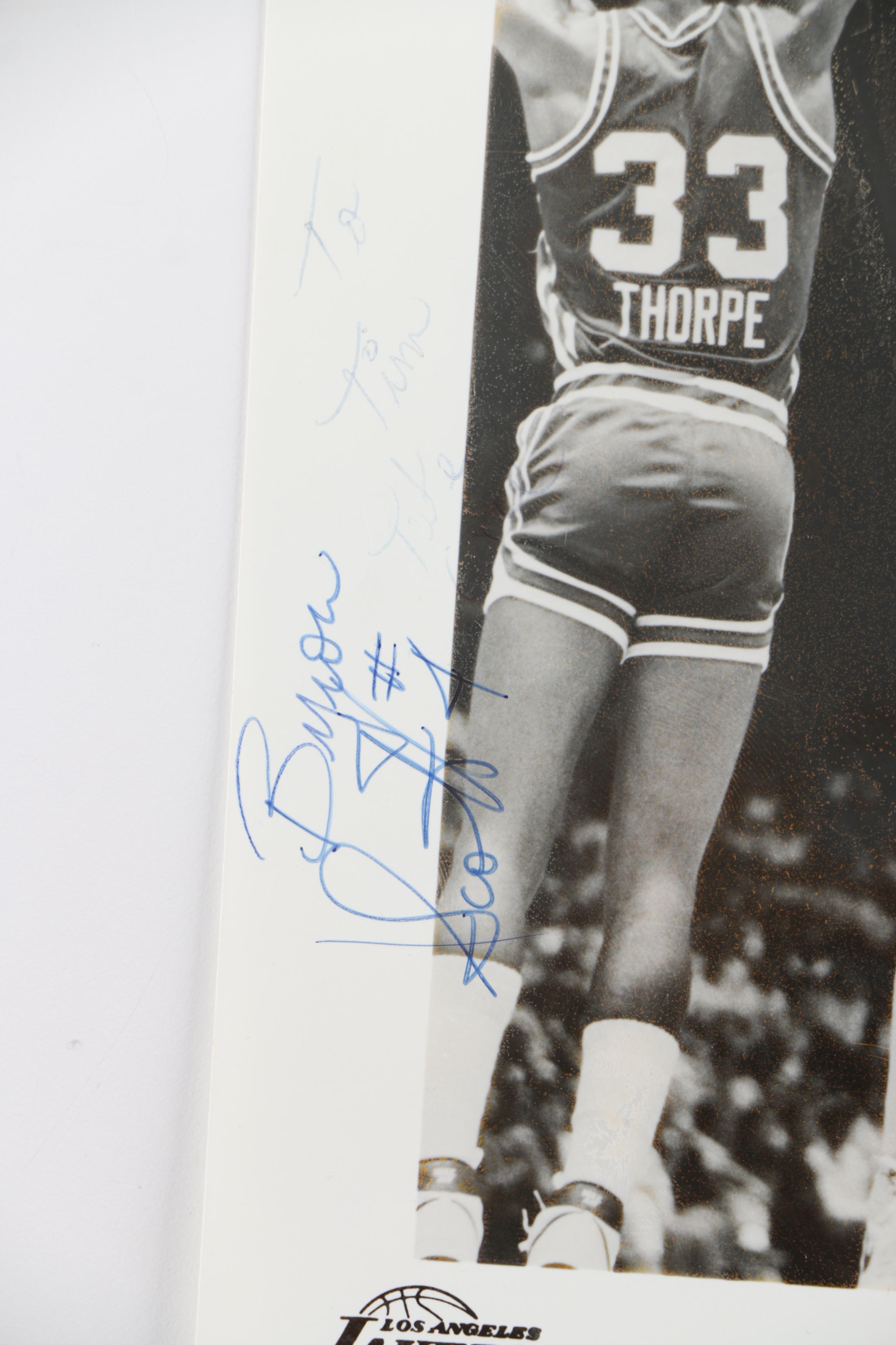 Signed Byron Scott Photos