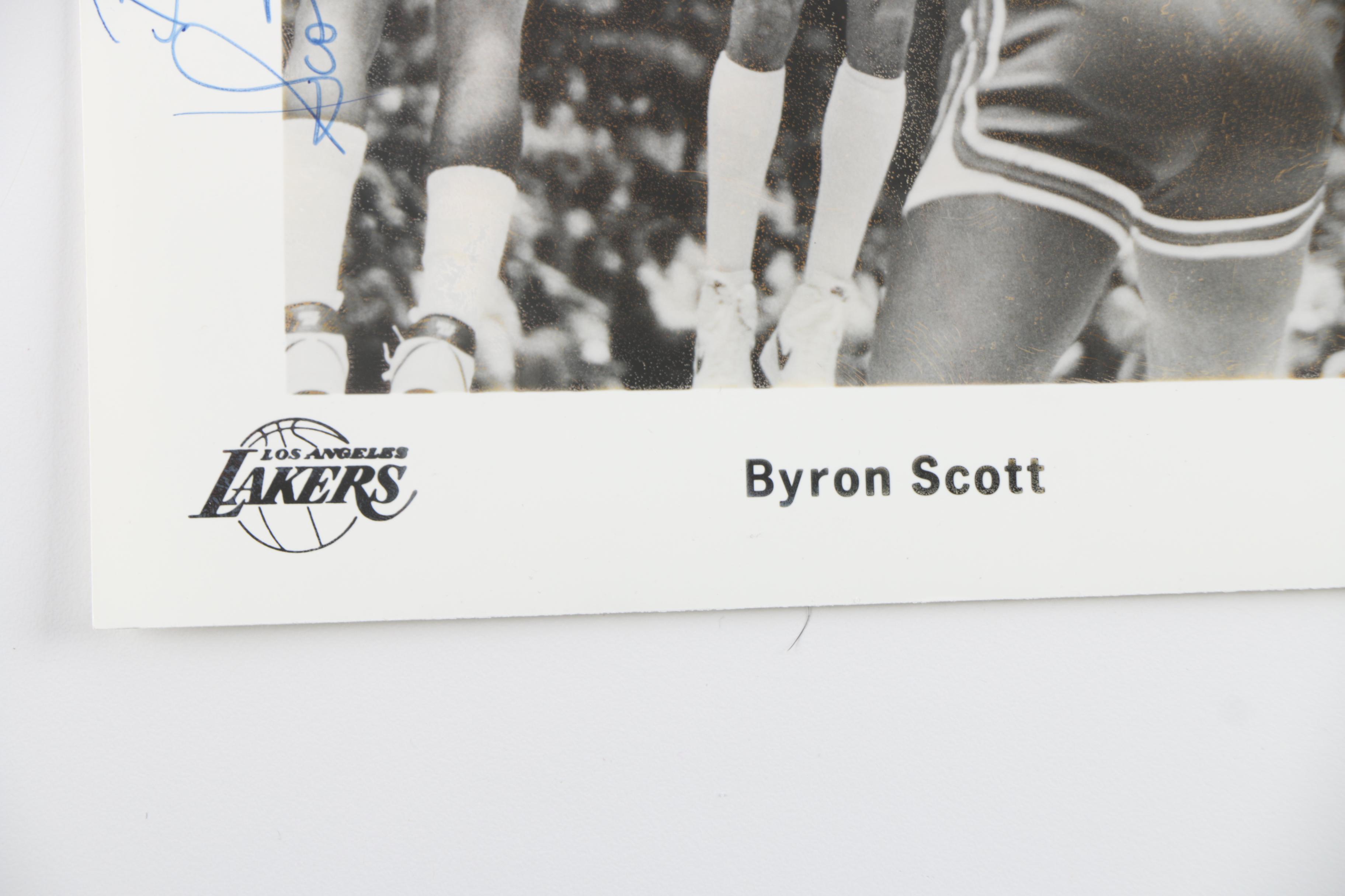 Signed Byron Scott Photos