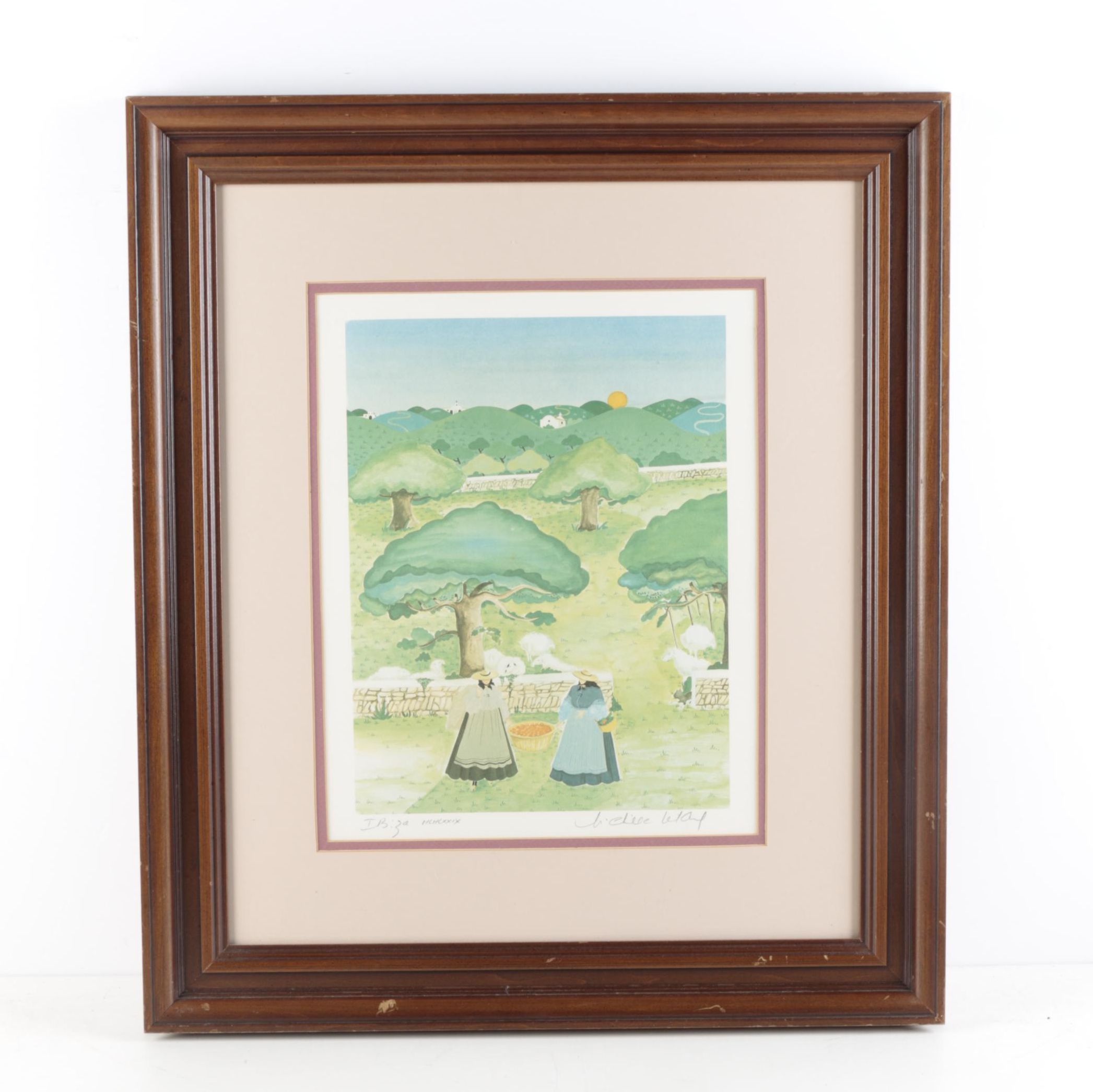 1979 Offset Lithograph on Paper "Ibiza"