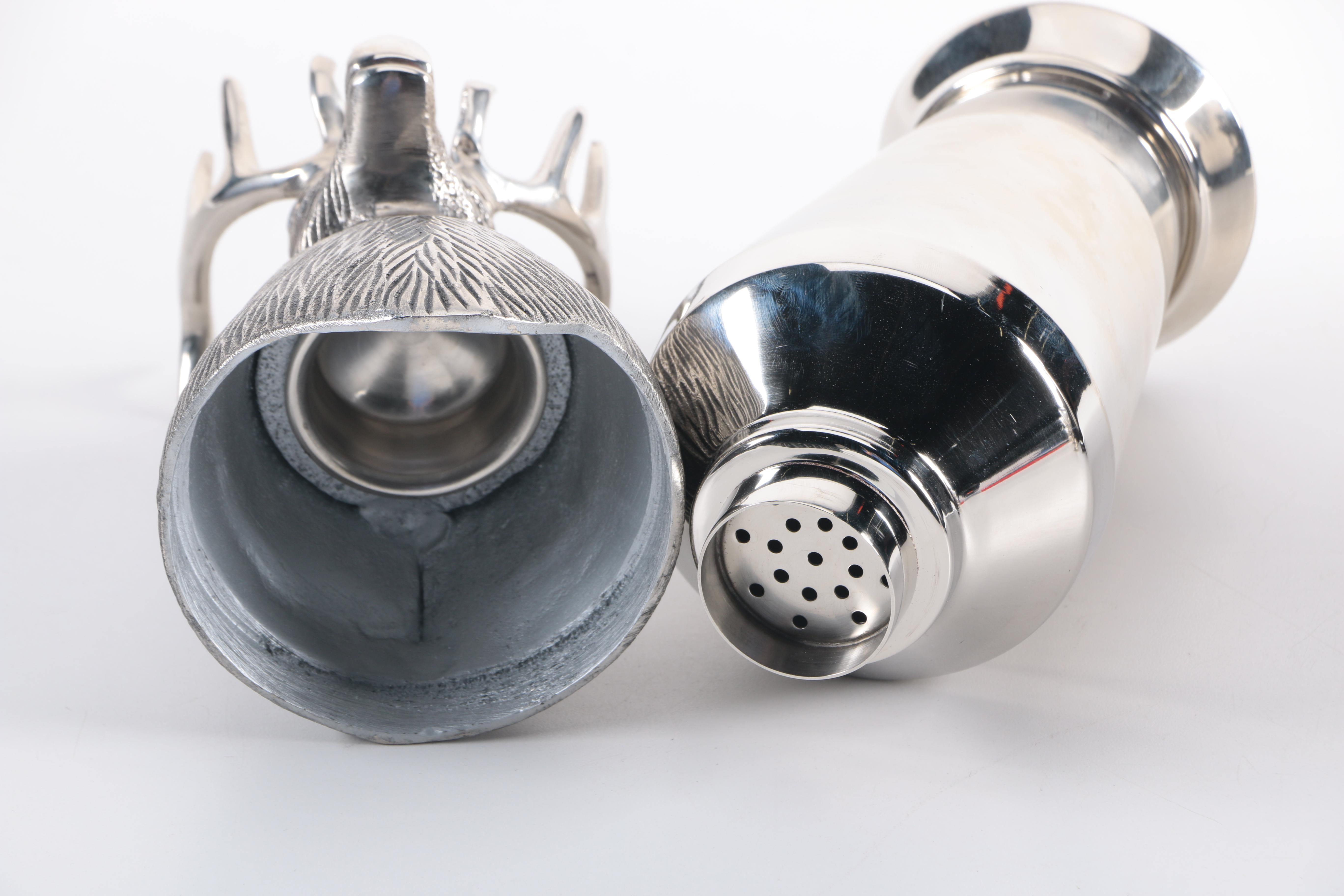 Pottery Barn Deer-Themed Barware Set