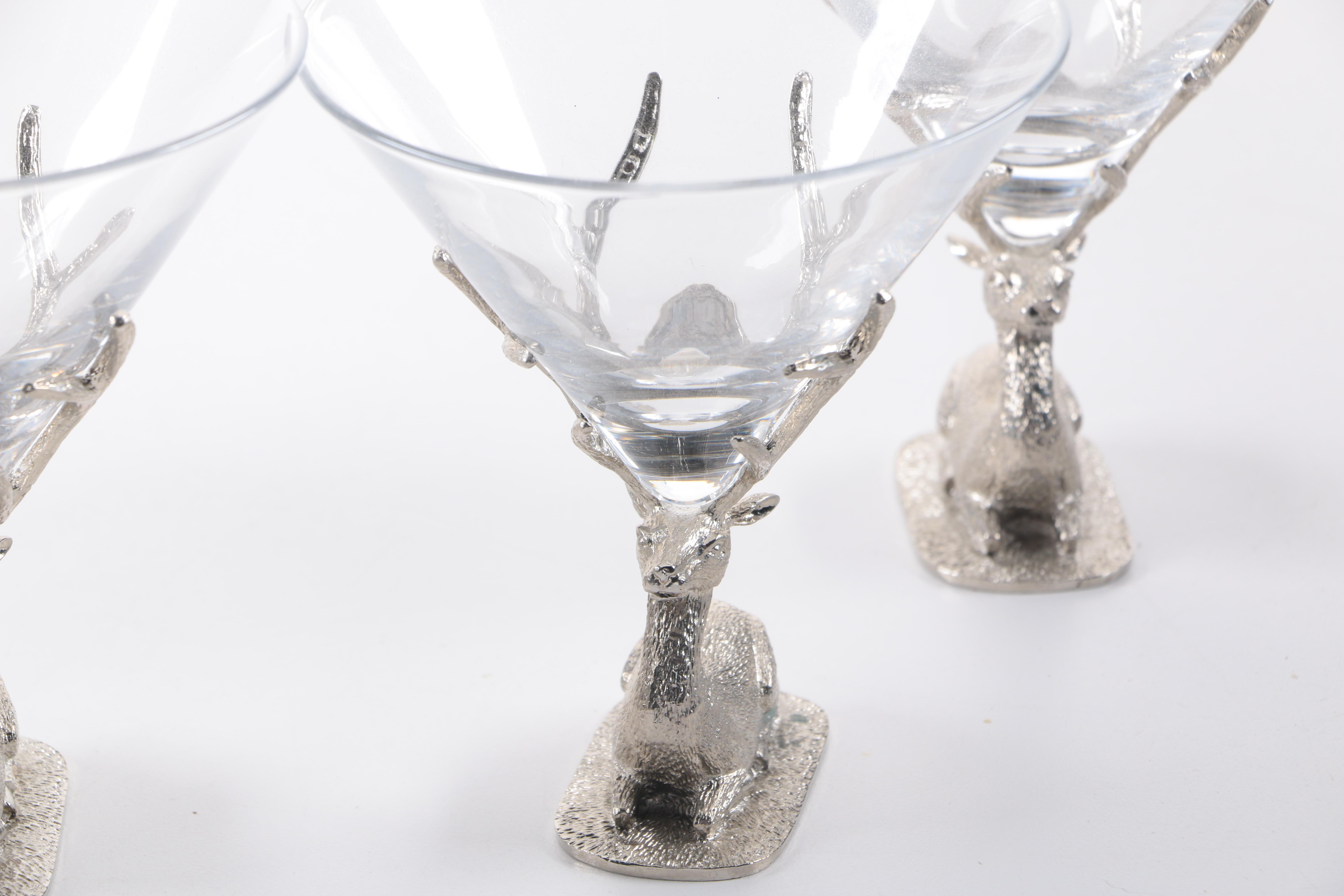 Pottery Barn Deer-Themed Barware Set