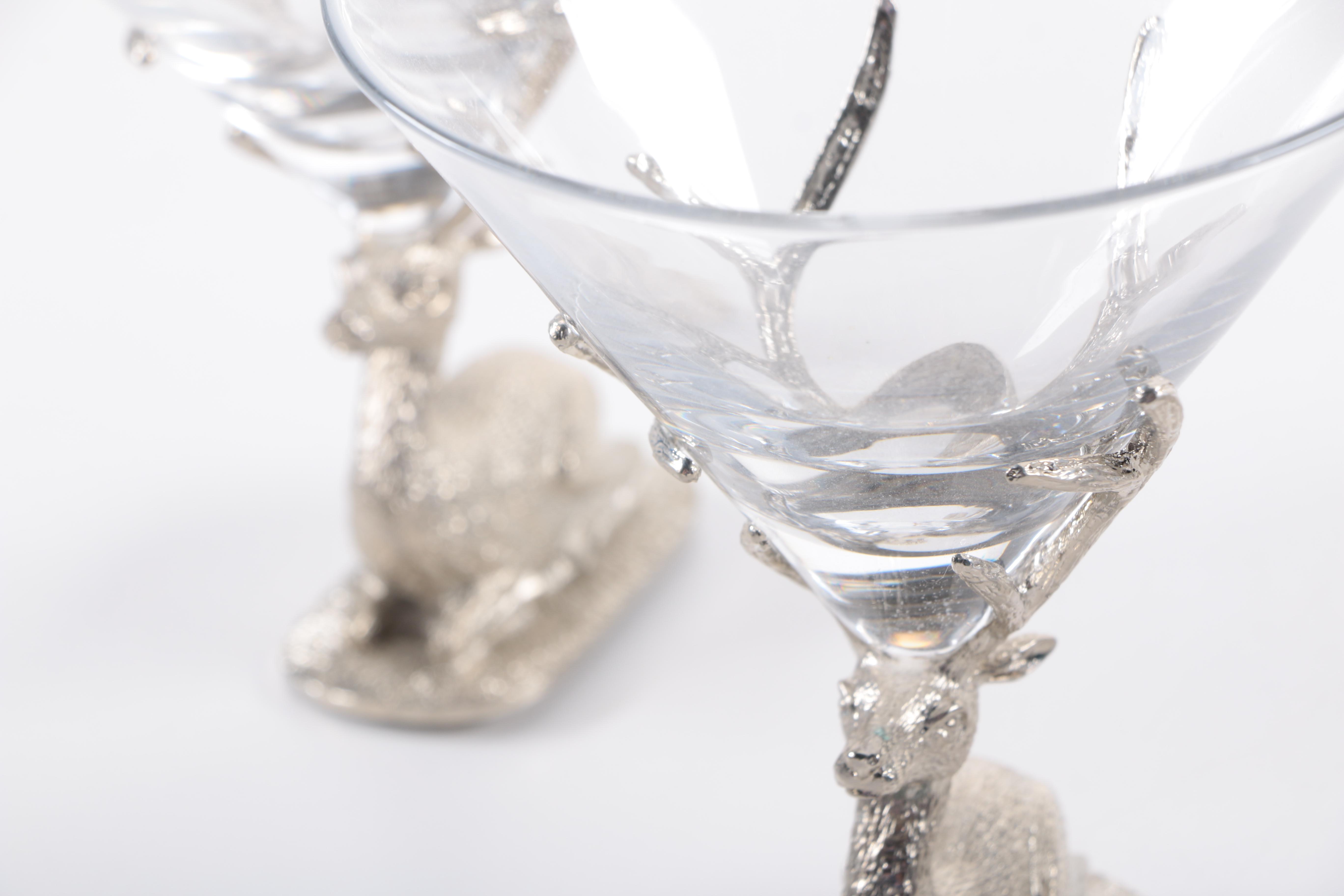 Pottery Barn Deer-Themed Barware Set