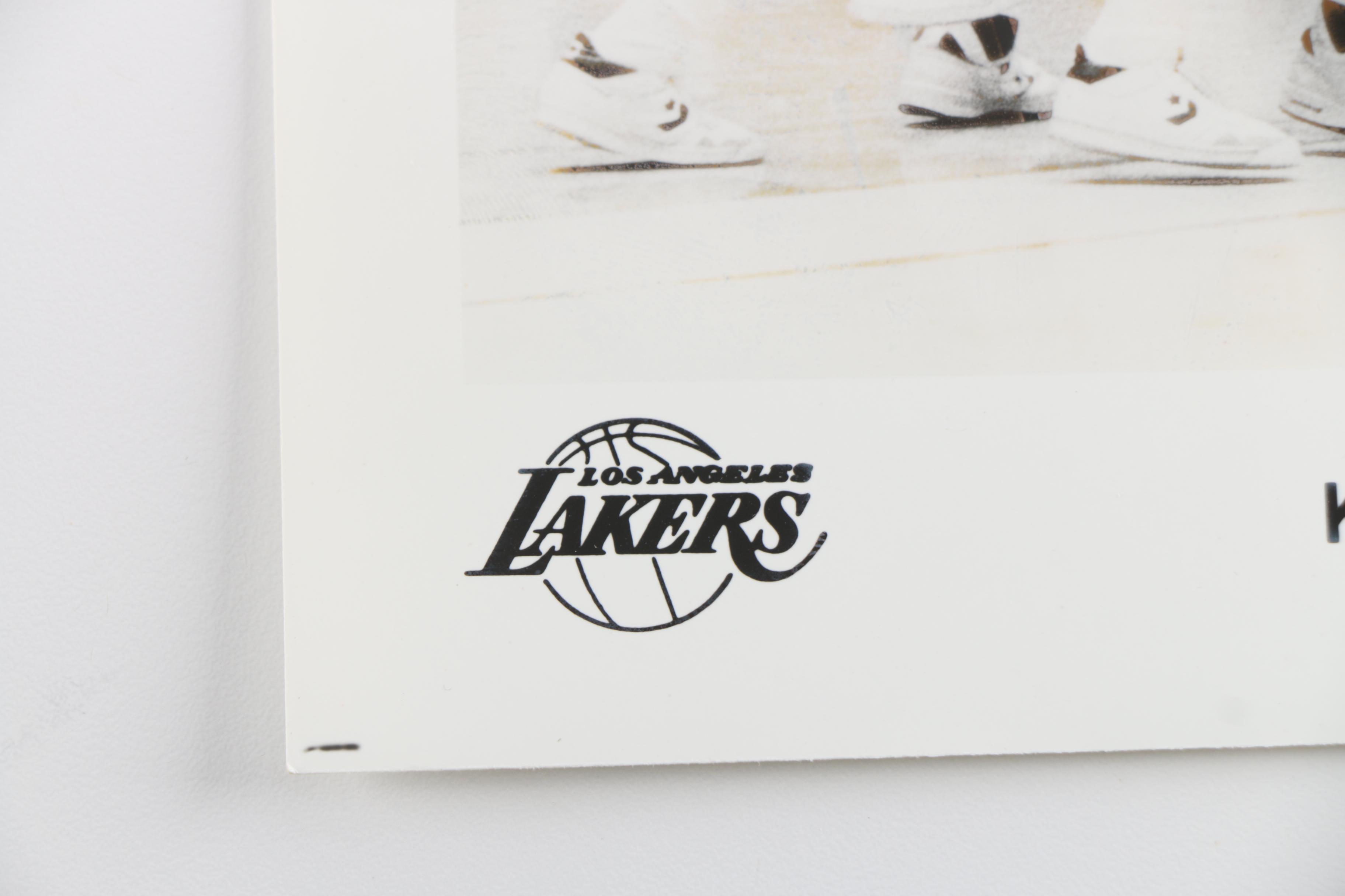 Autographed "Kurt Rambis" and "Rudy LaRusso" Photographs