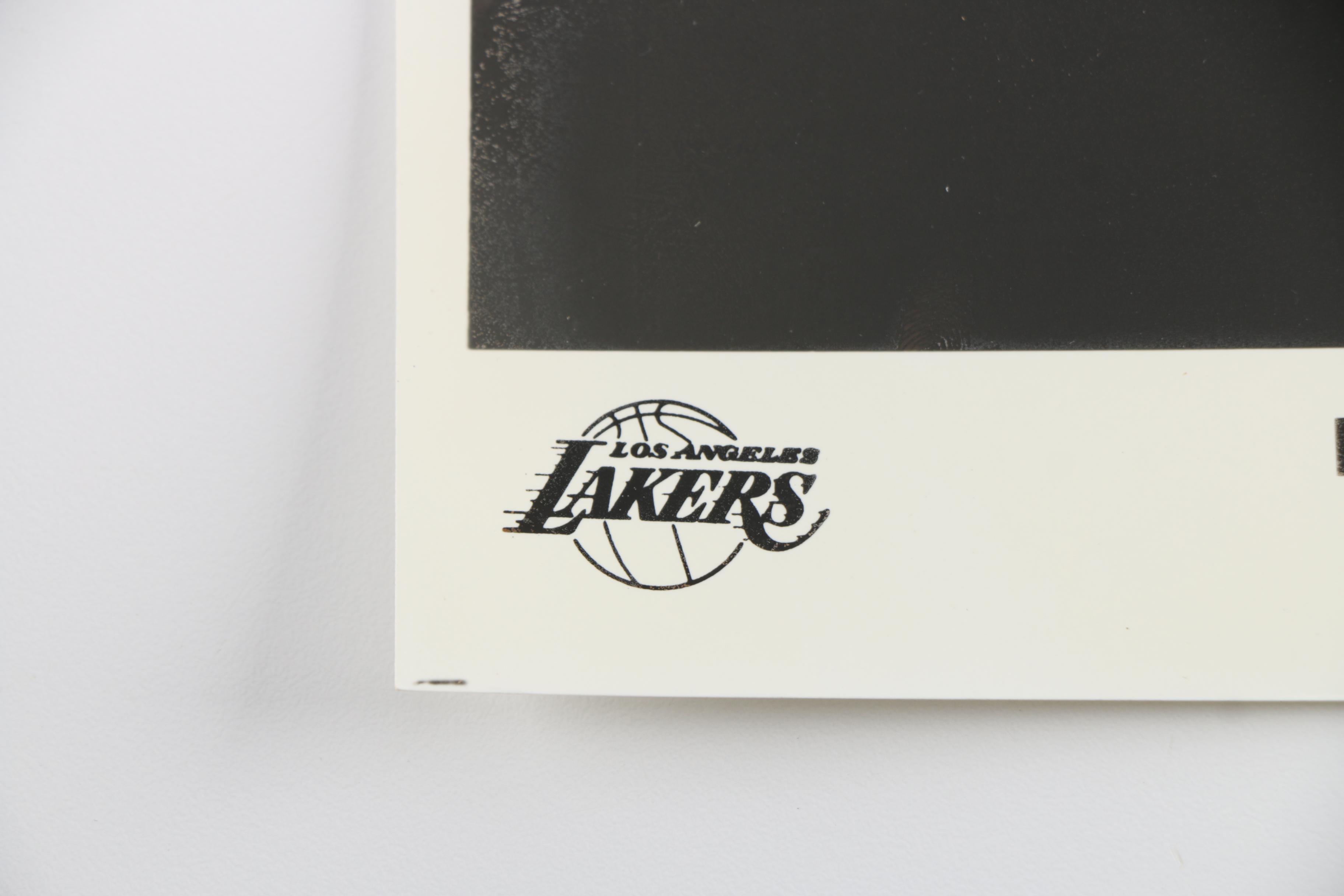 Autographed "Kurt Rambis" and "Rudy LaRusso" Photographs