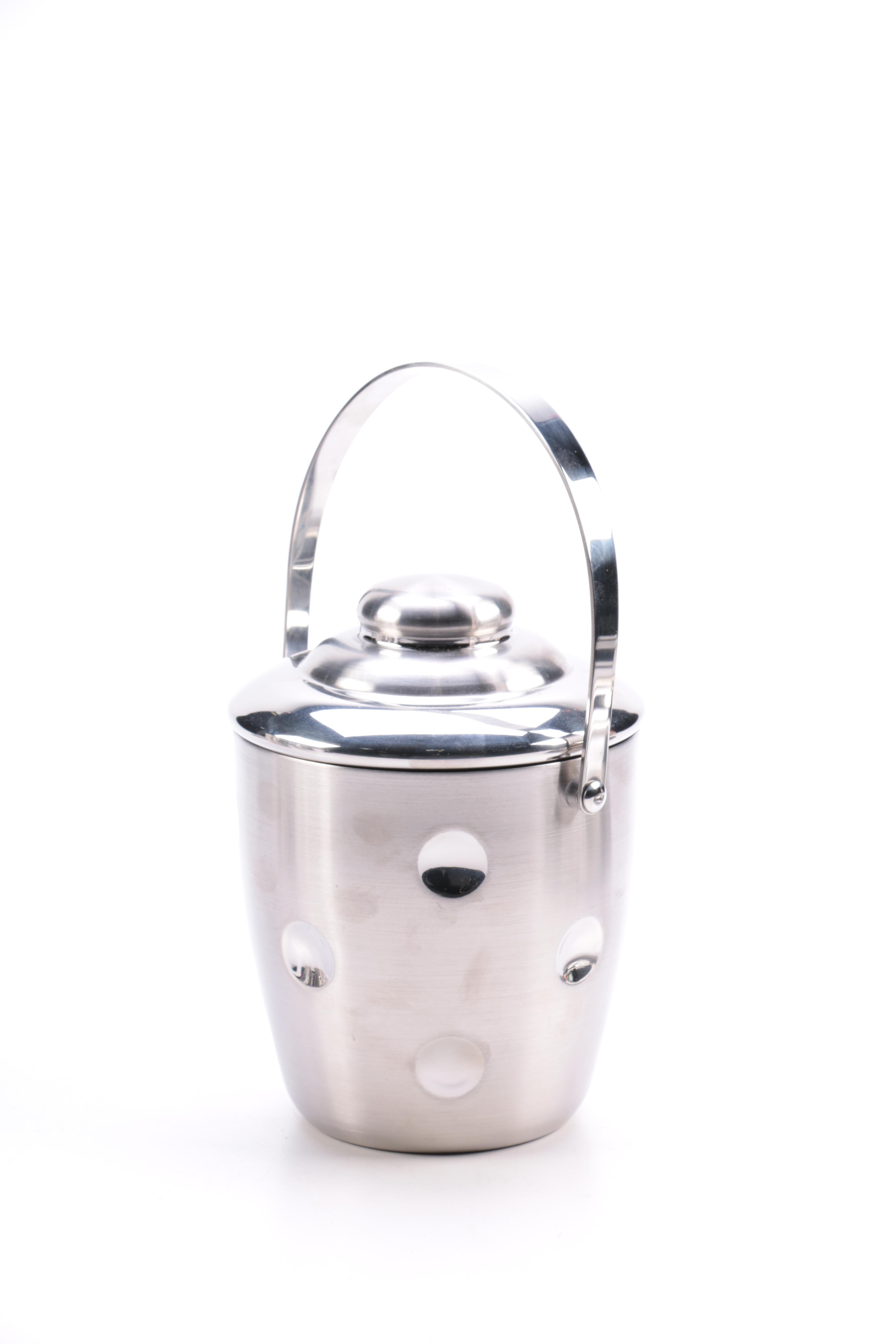 Marquis by Waterford "Polka Dot" Stainless Steel Barware Set