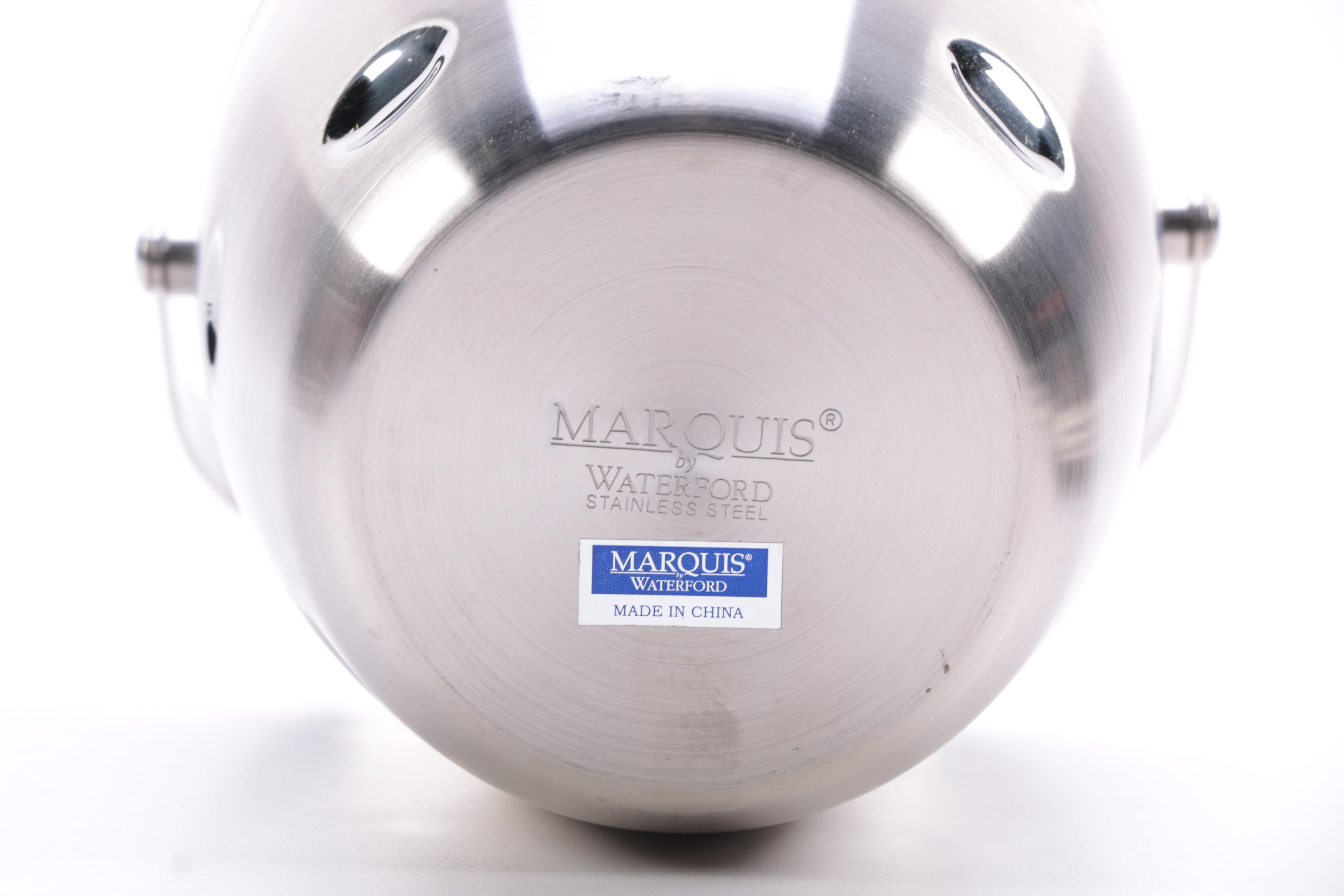 Marquis by Waterford "Polka Dot" Stainless Steel Barware Set