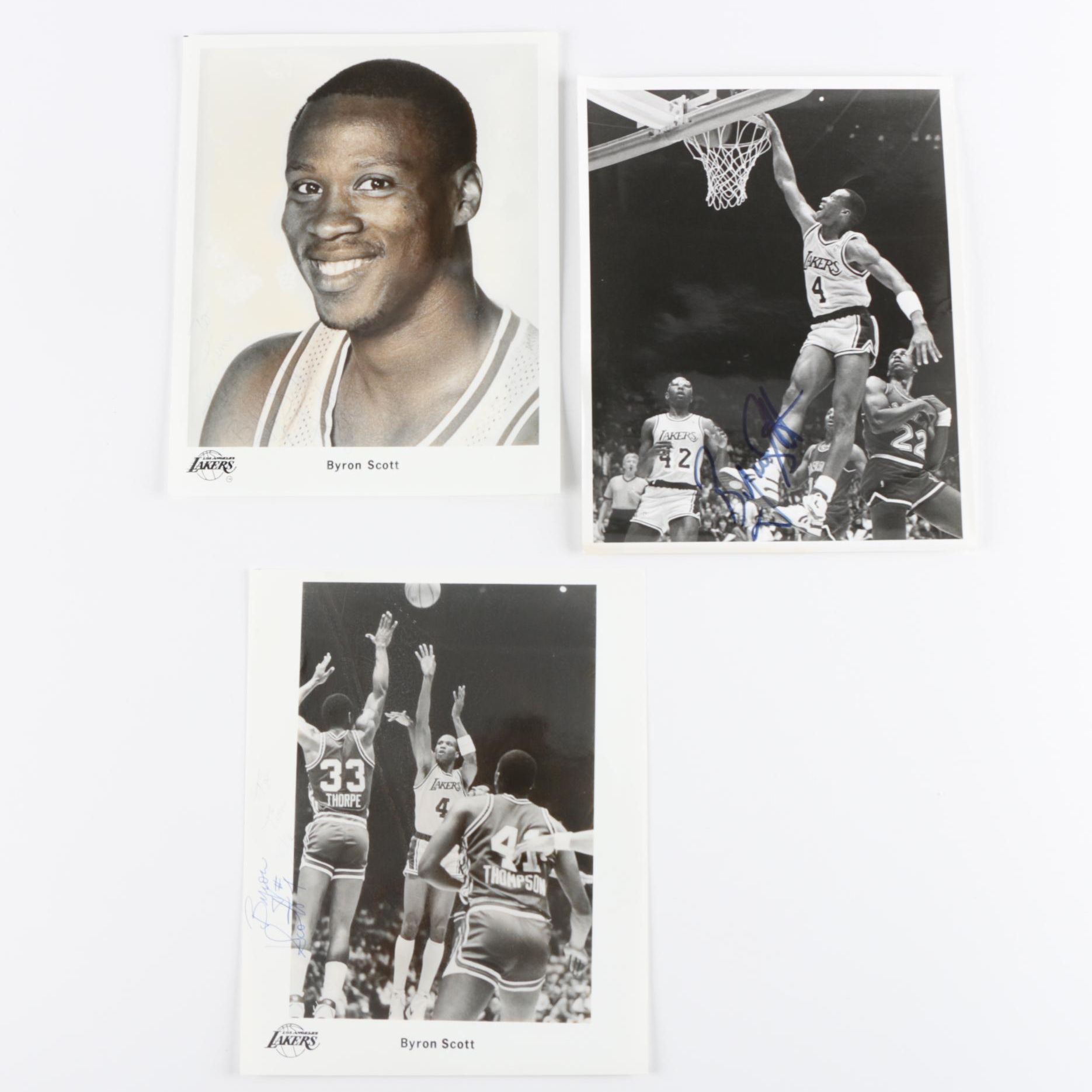 Signed Byron Scott Photos