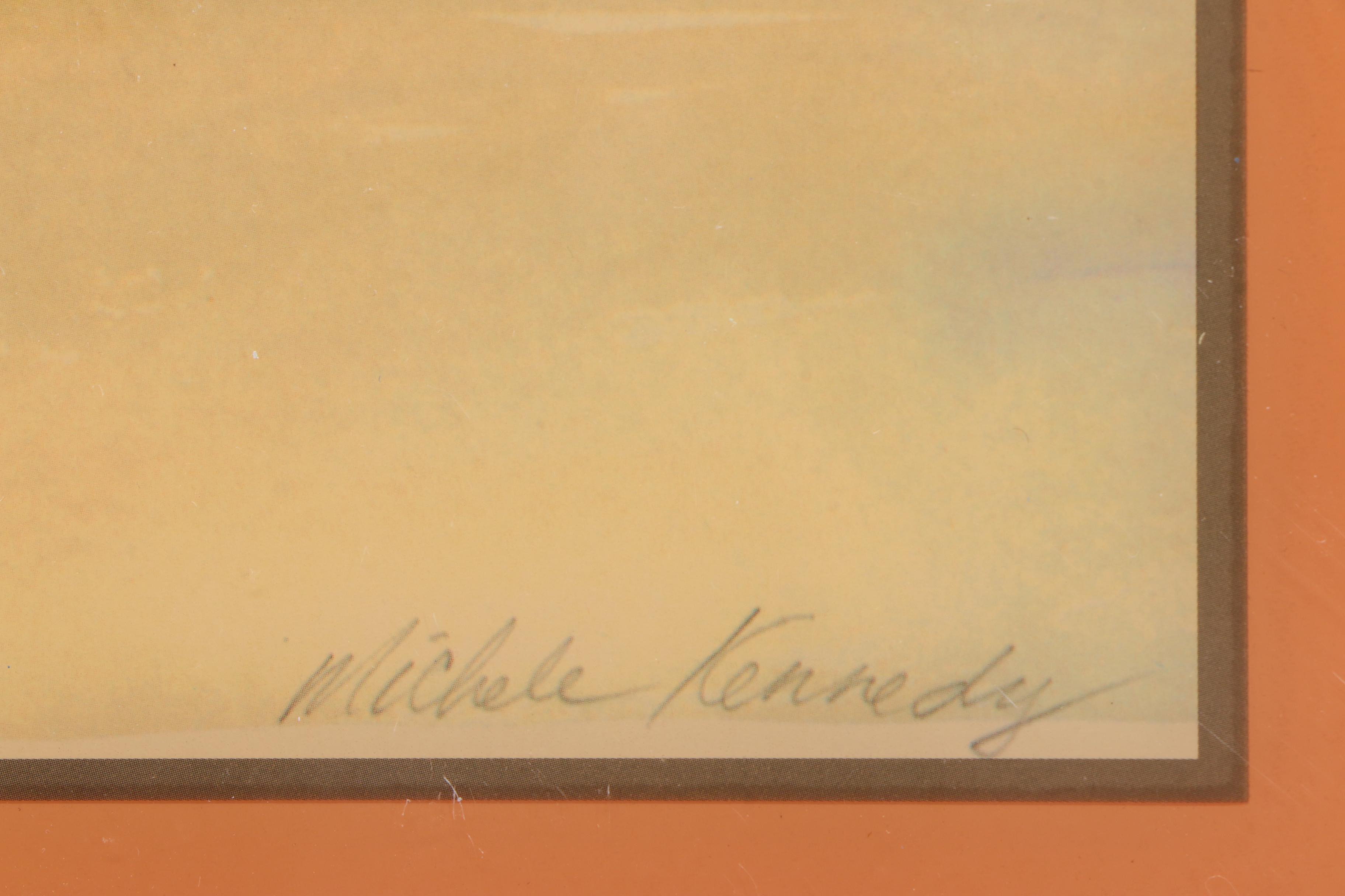 Ceramic Tiles With Offset Lithographs After Robert and Michele Kennedy