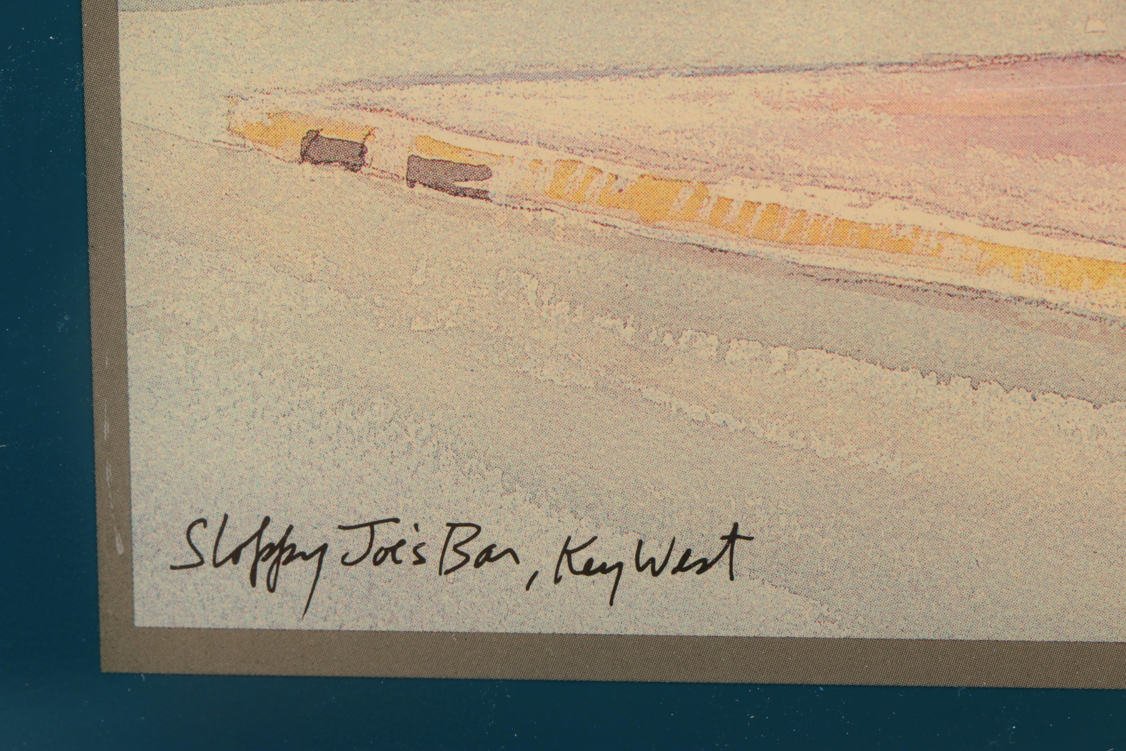 Ceramic Tiles With Offset Lithographs After Robert and Michele Kennedy