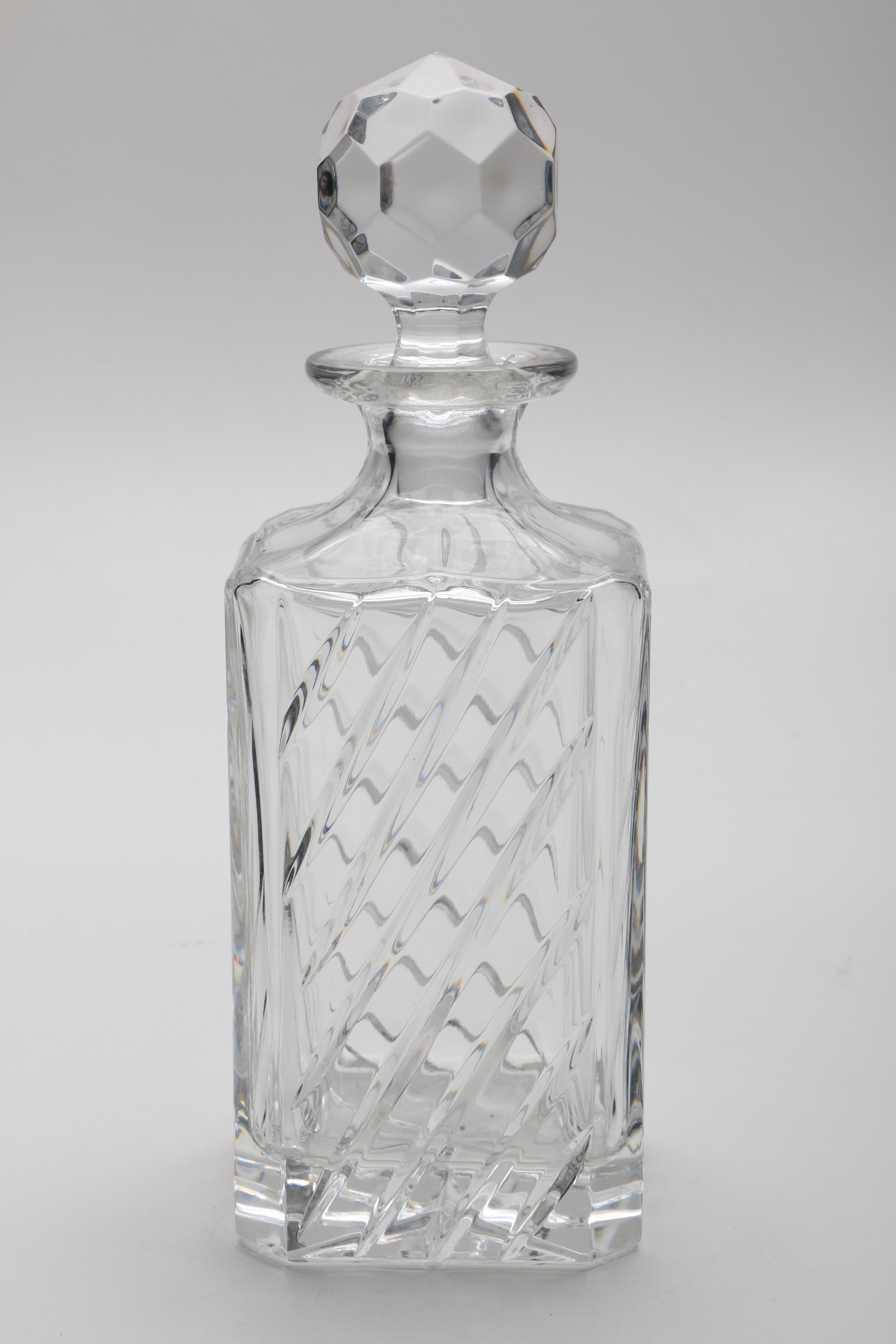 Crystal Decanter With Stopper