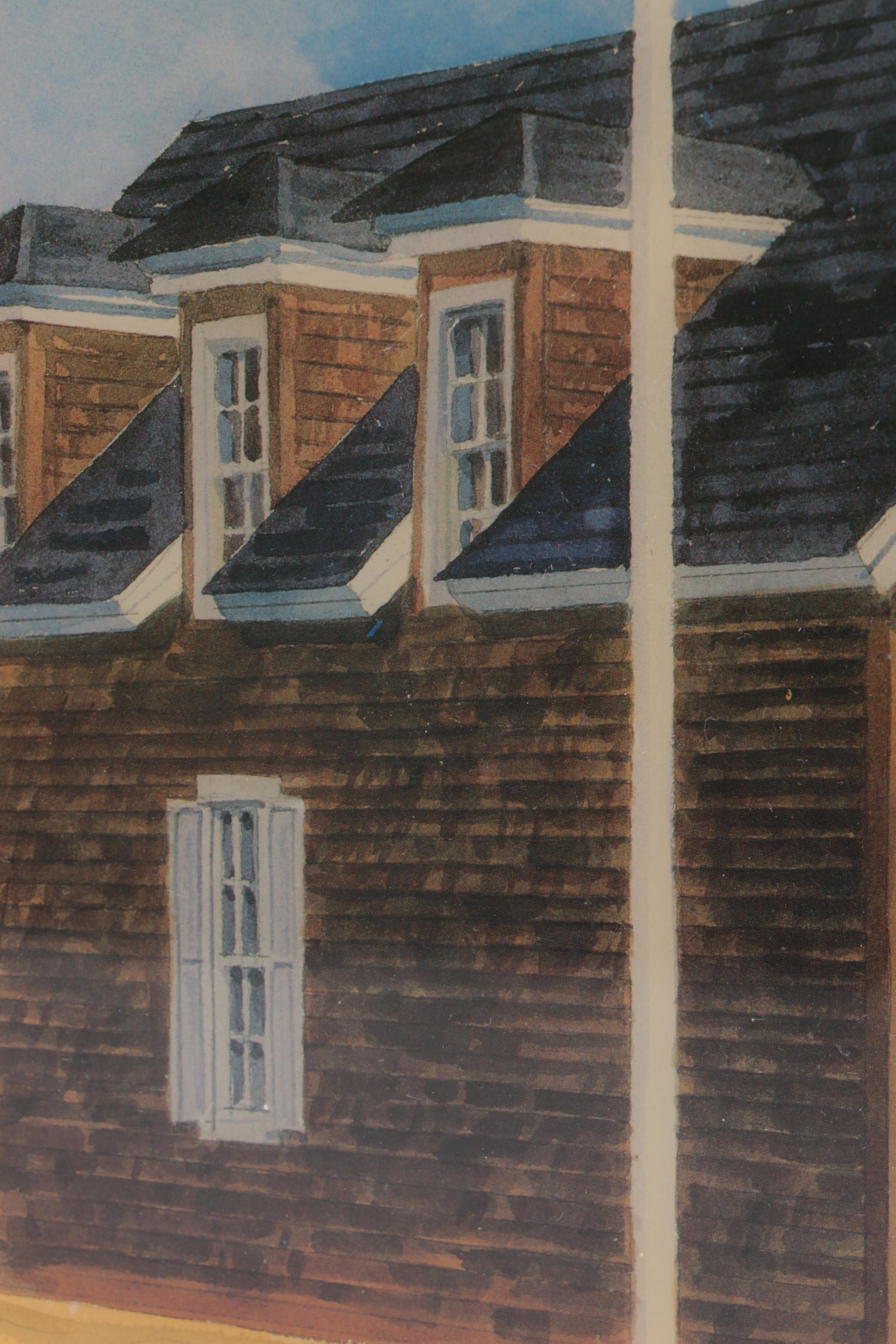Ceramic Tiles With Offset Lithographs After Robert and Michele Kennedy