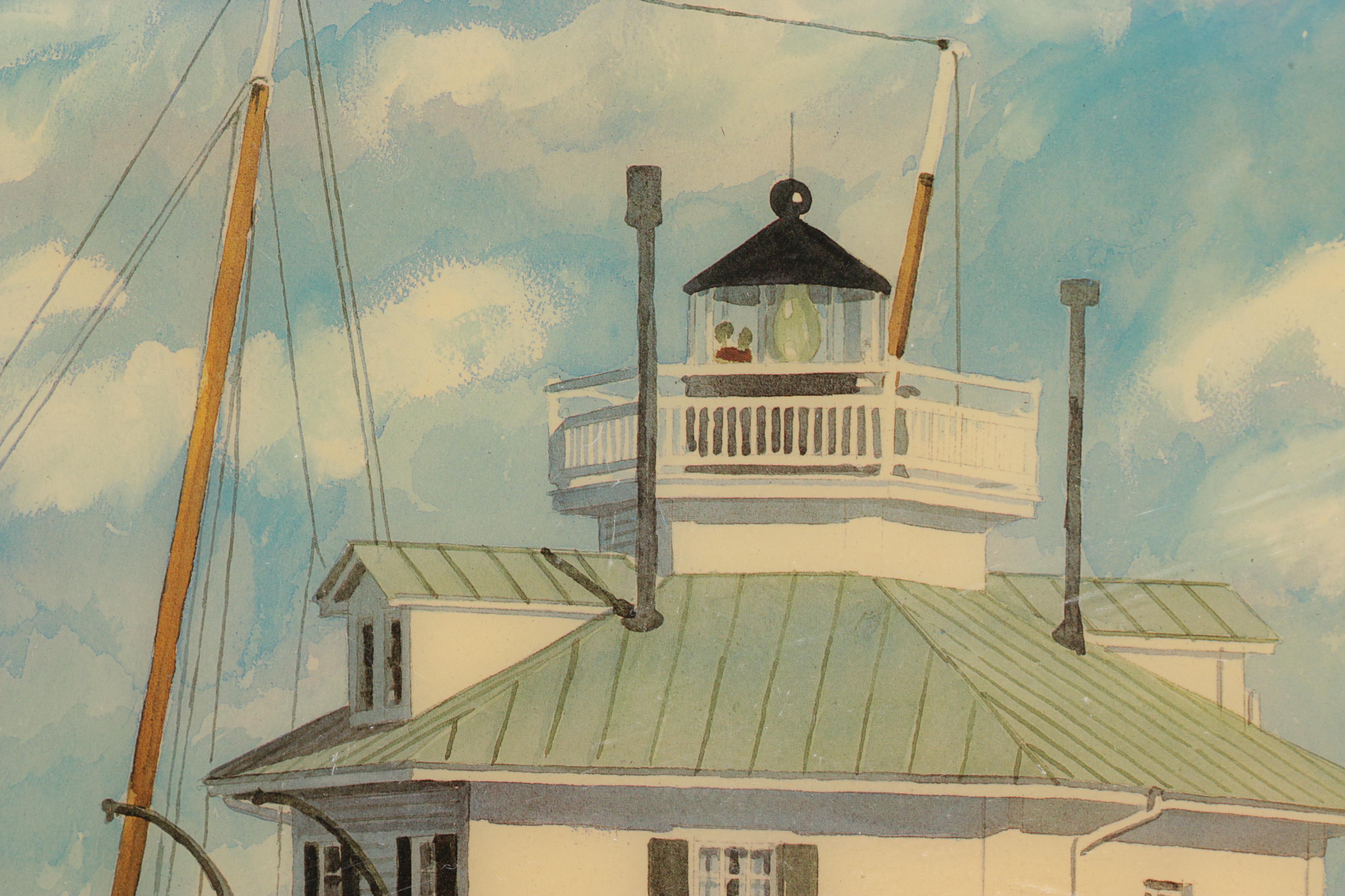 Ceramic Tiles With Offset Lithographs After Robert and Michele Kennedy