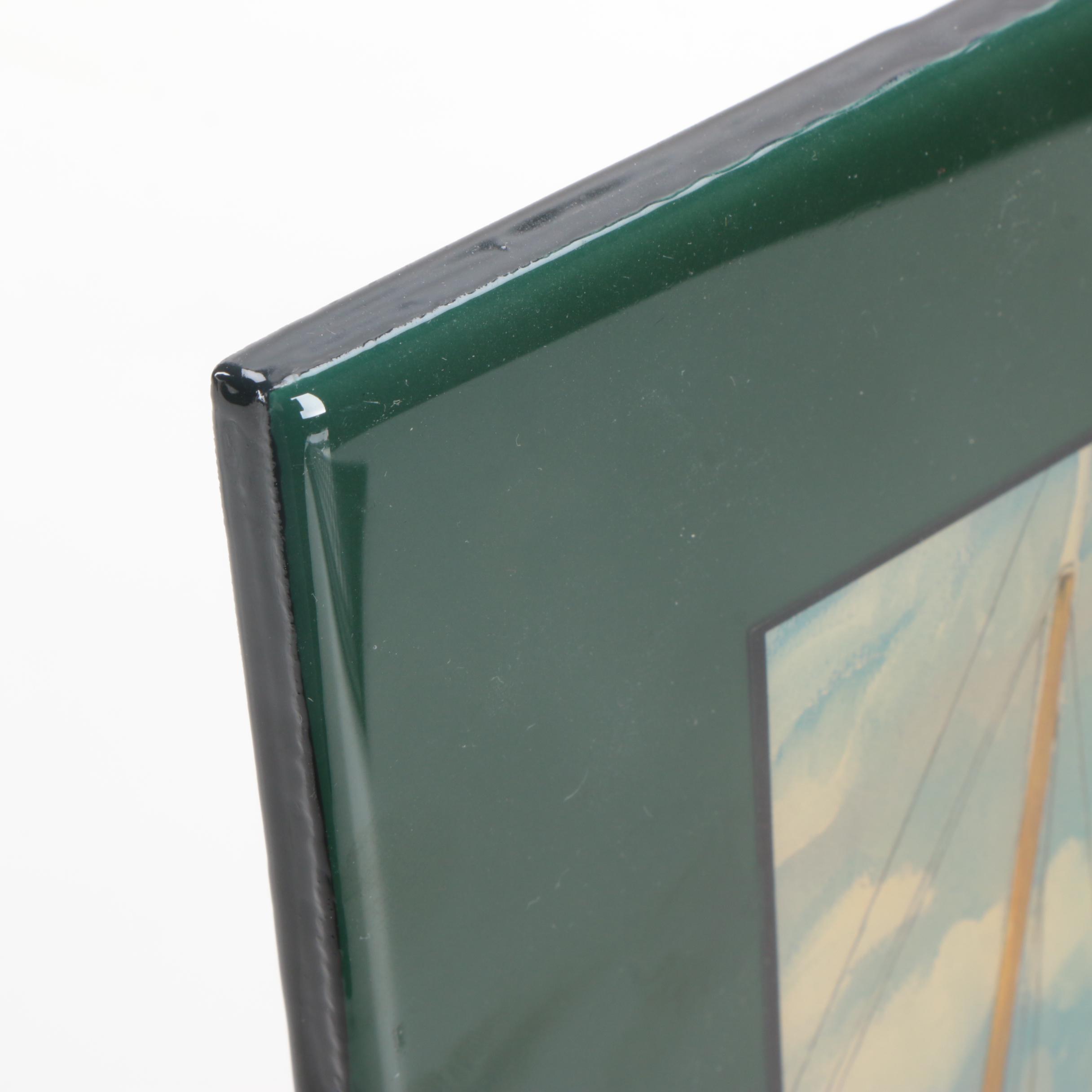Ceramic Tiles With Offset Lithographs After Robert and Michele Kennedy