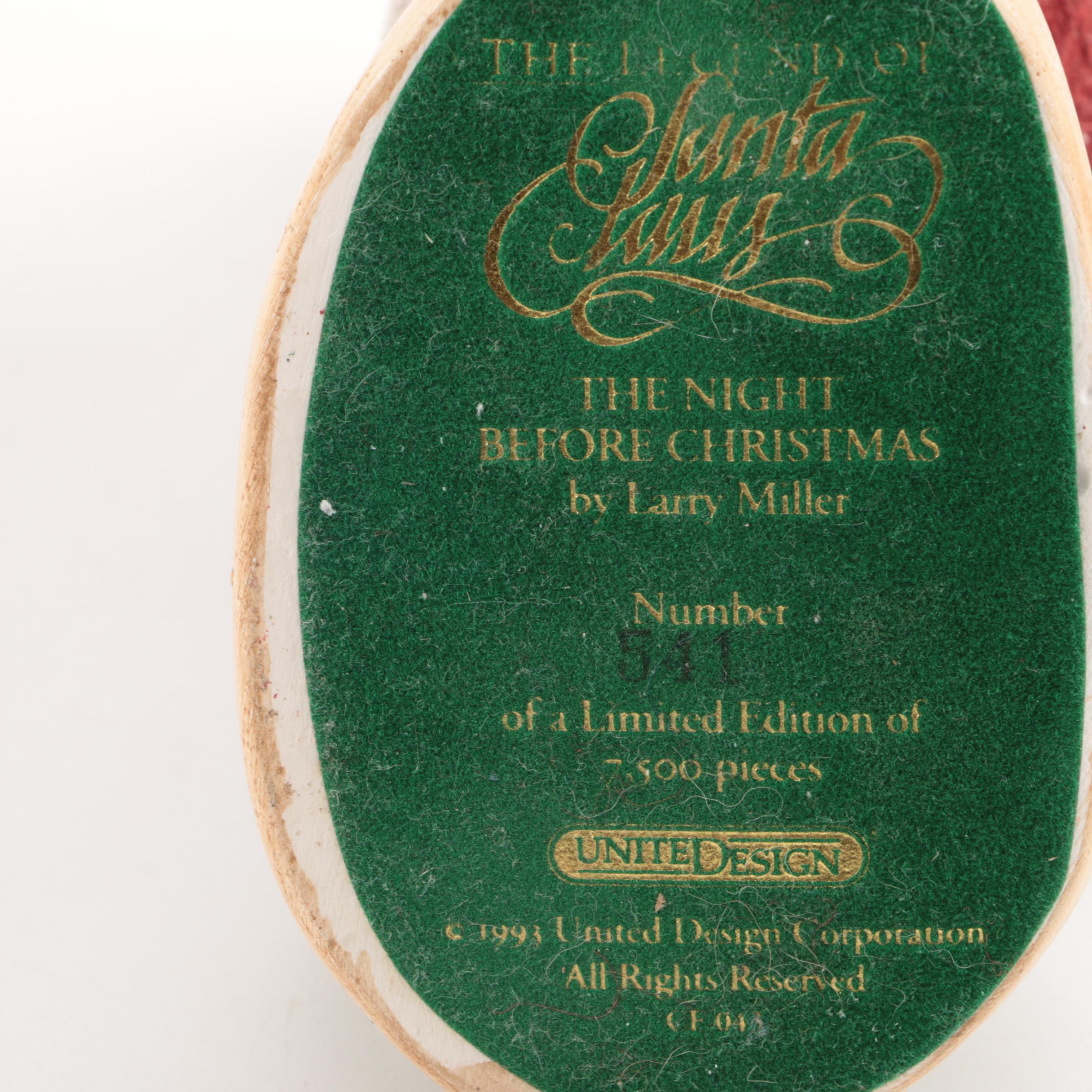 The Legend of Santa Clause Limited Edition figurines