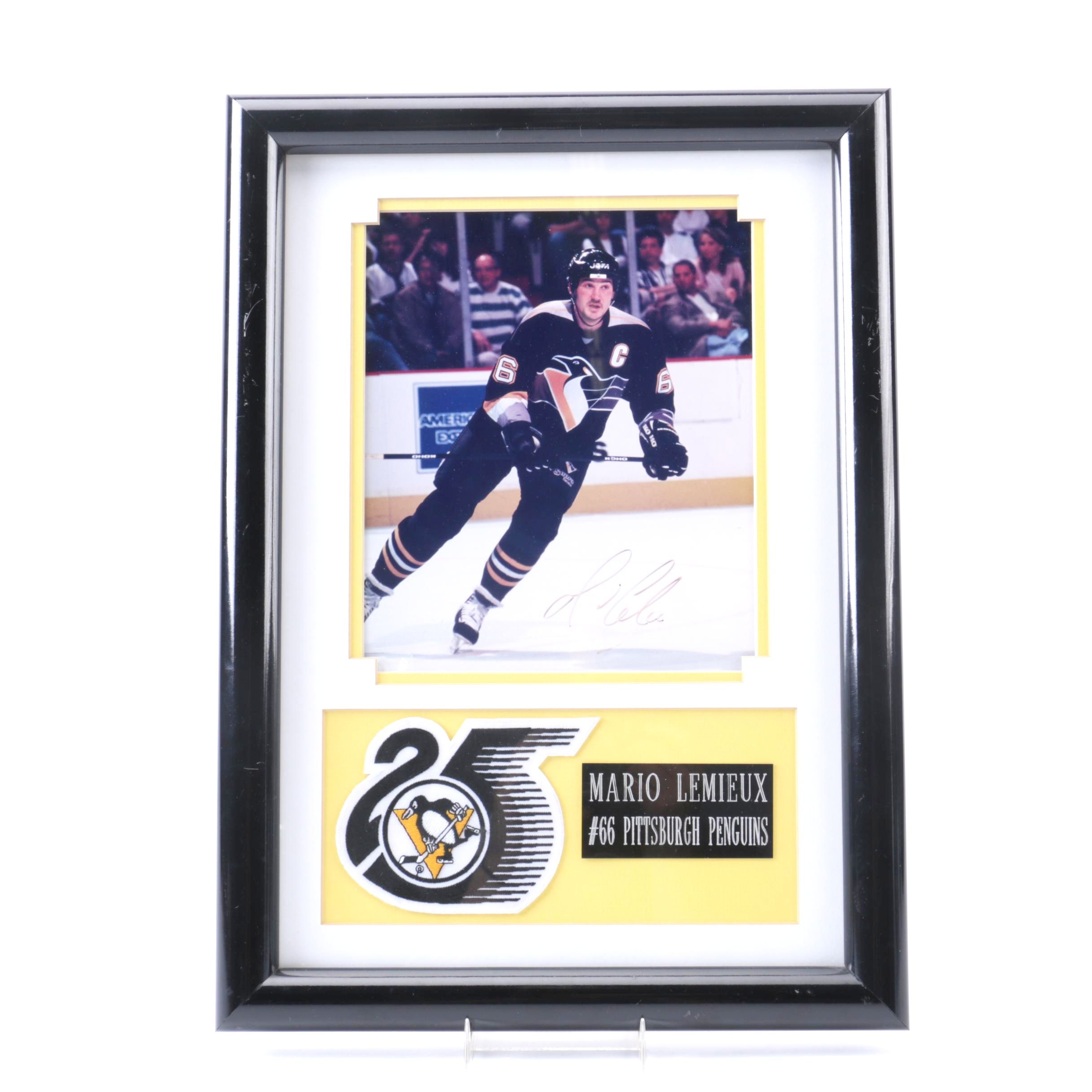 Mario Lemieux Signed Photo