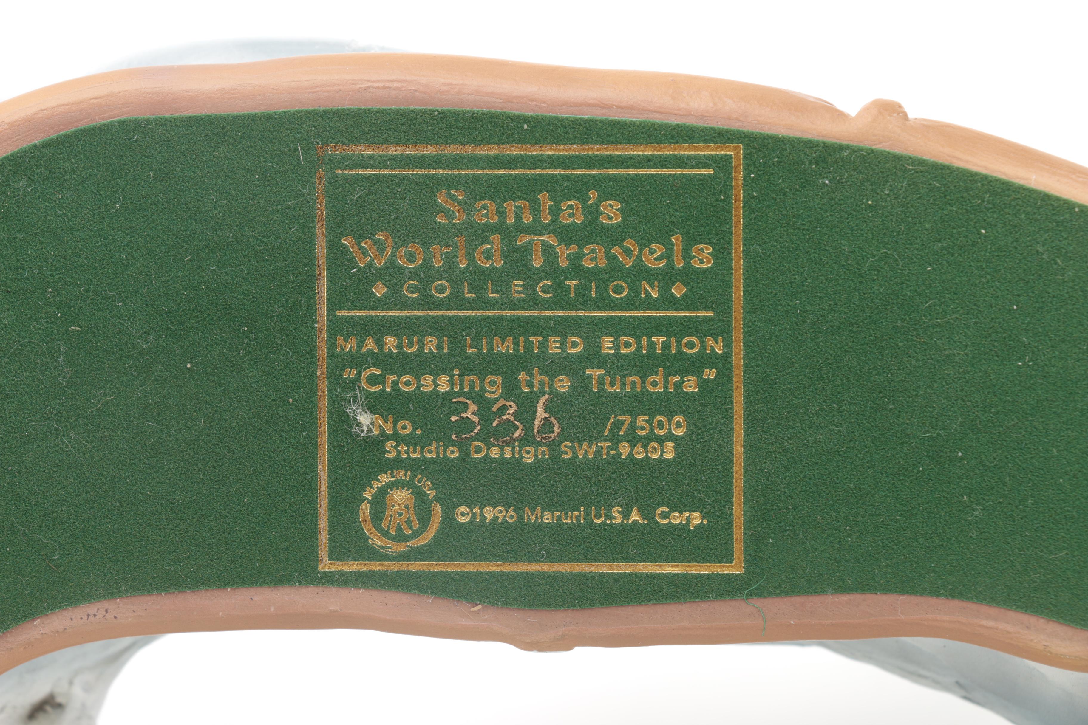 Limited Edition "Santa's World Travels" Maruri Figurines