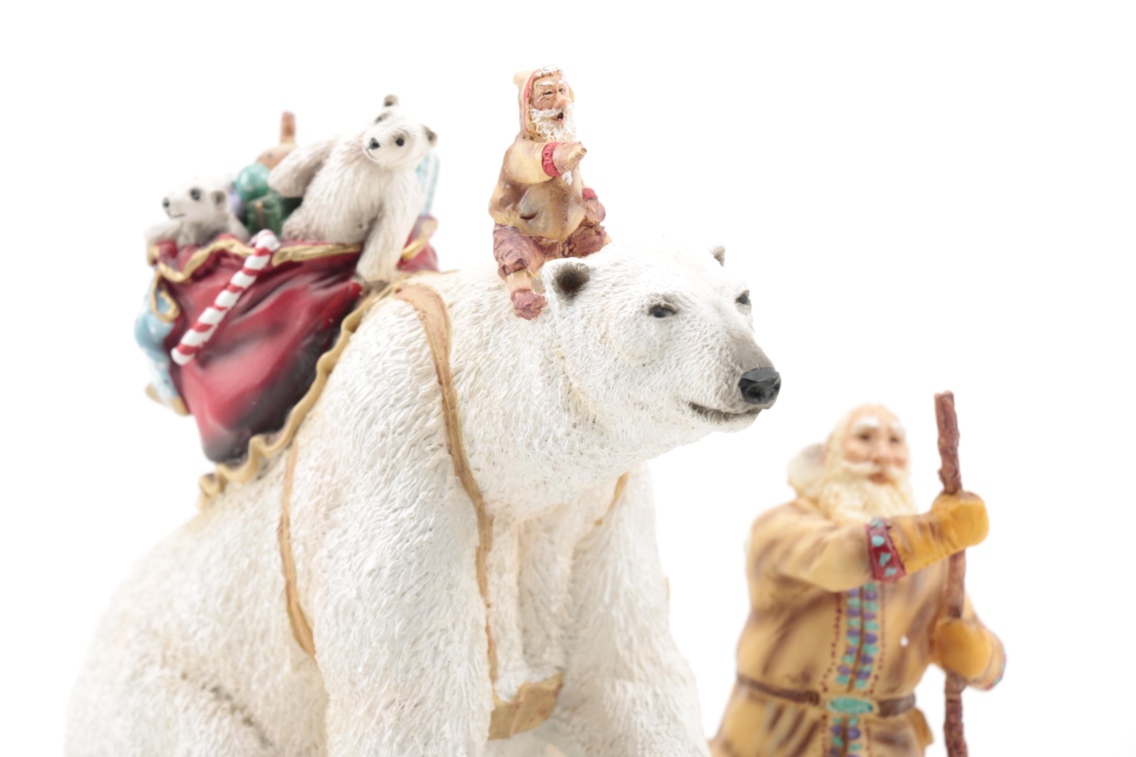 Limited Edition "Santa's World Travels" Maruri Figurines