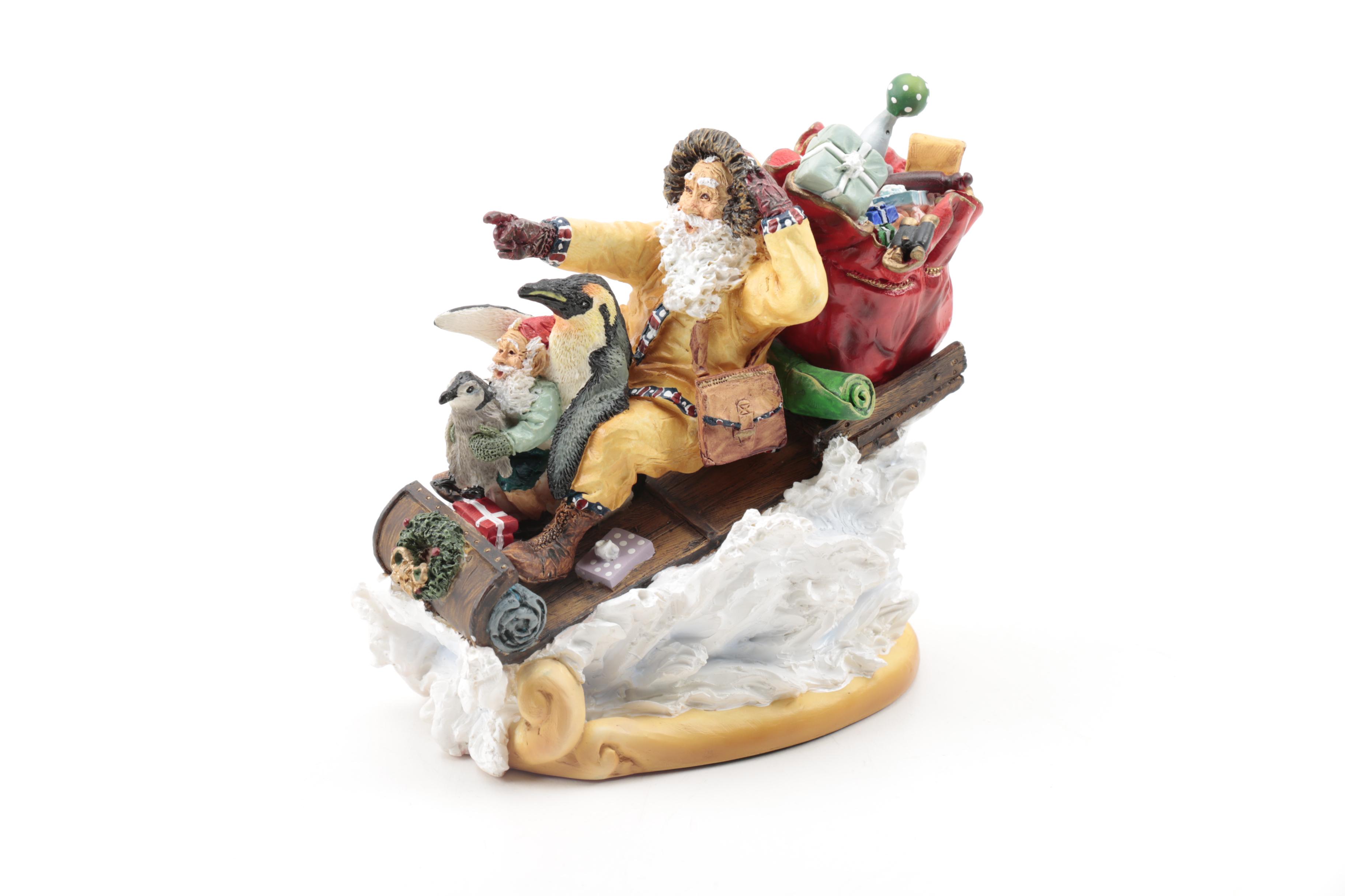 Limited Edition "Santa's World Travels" Maruri Figurines