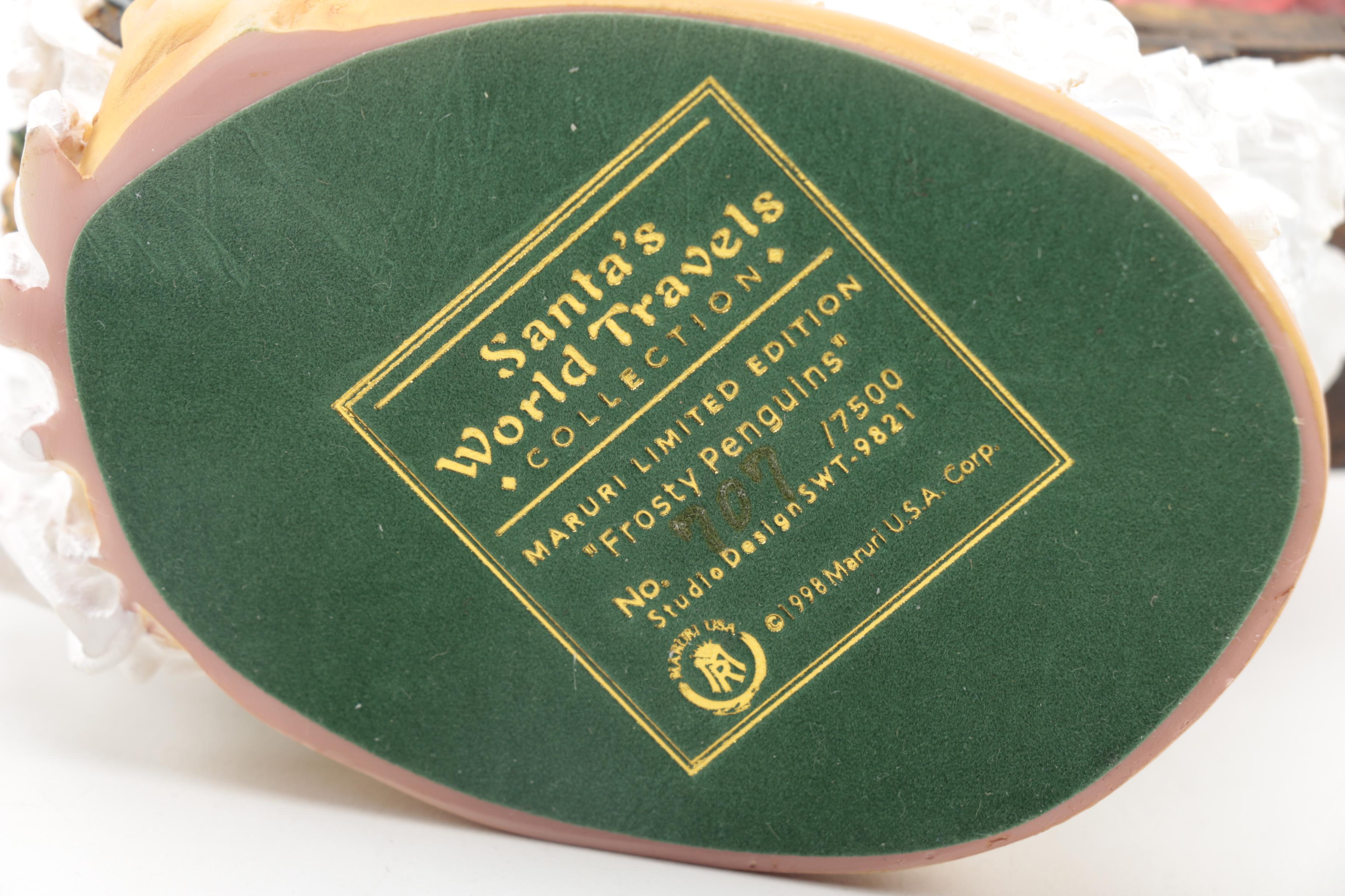 Limited Edition "Santa's World Travels" Maruri Figurines