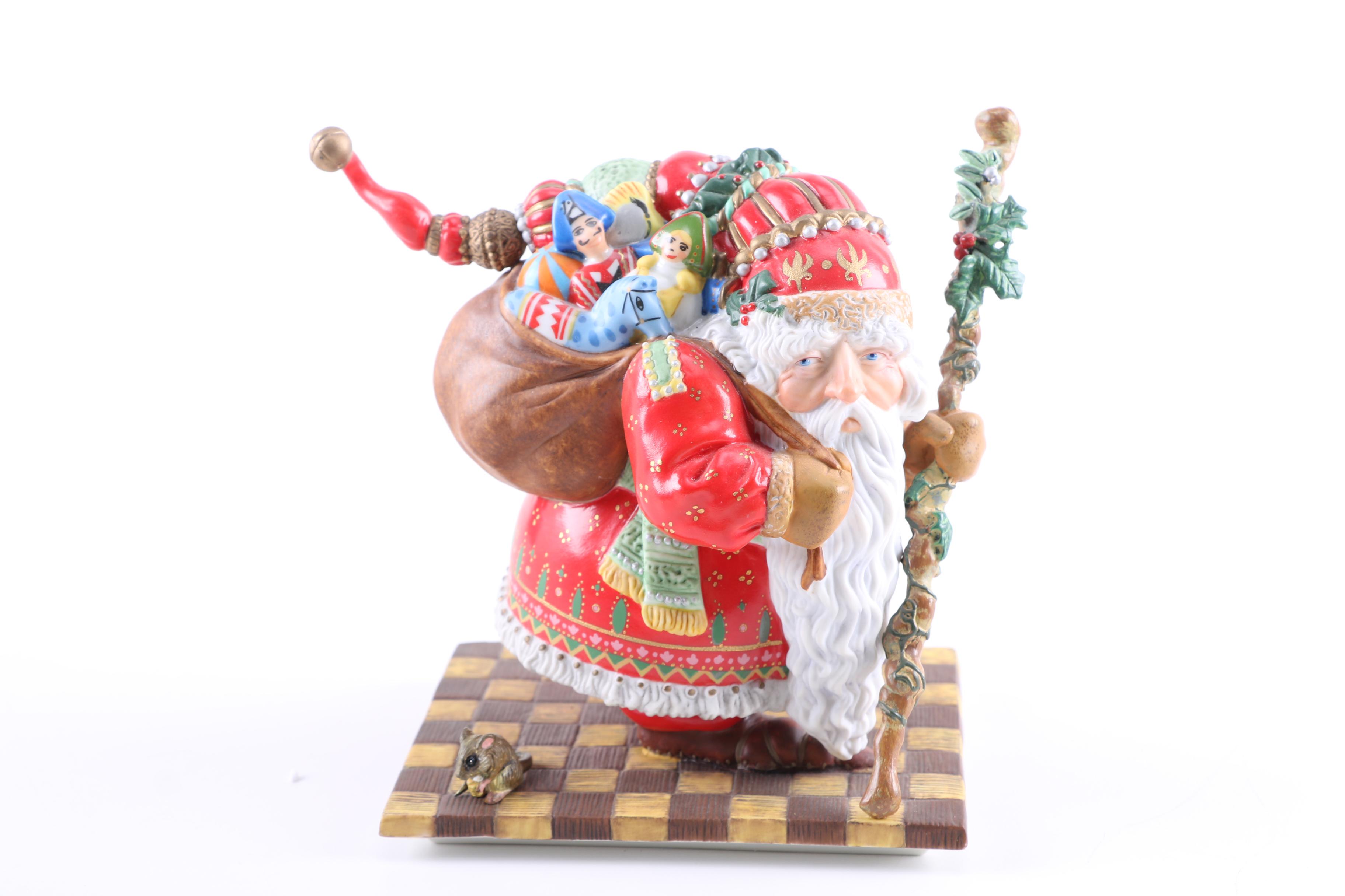 Limited Edition The Greenwich Workshop Collection "Olde World Santa" Figurine