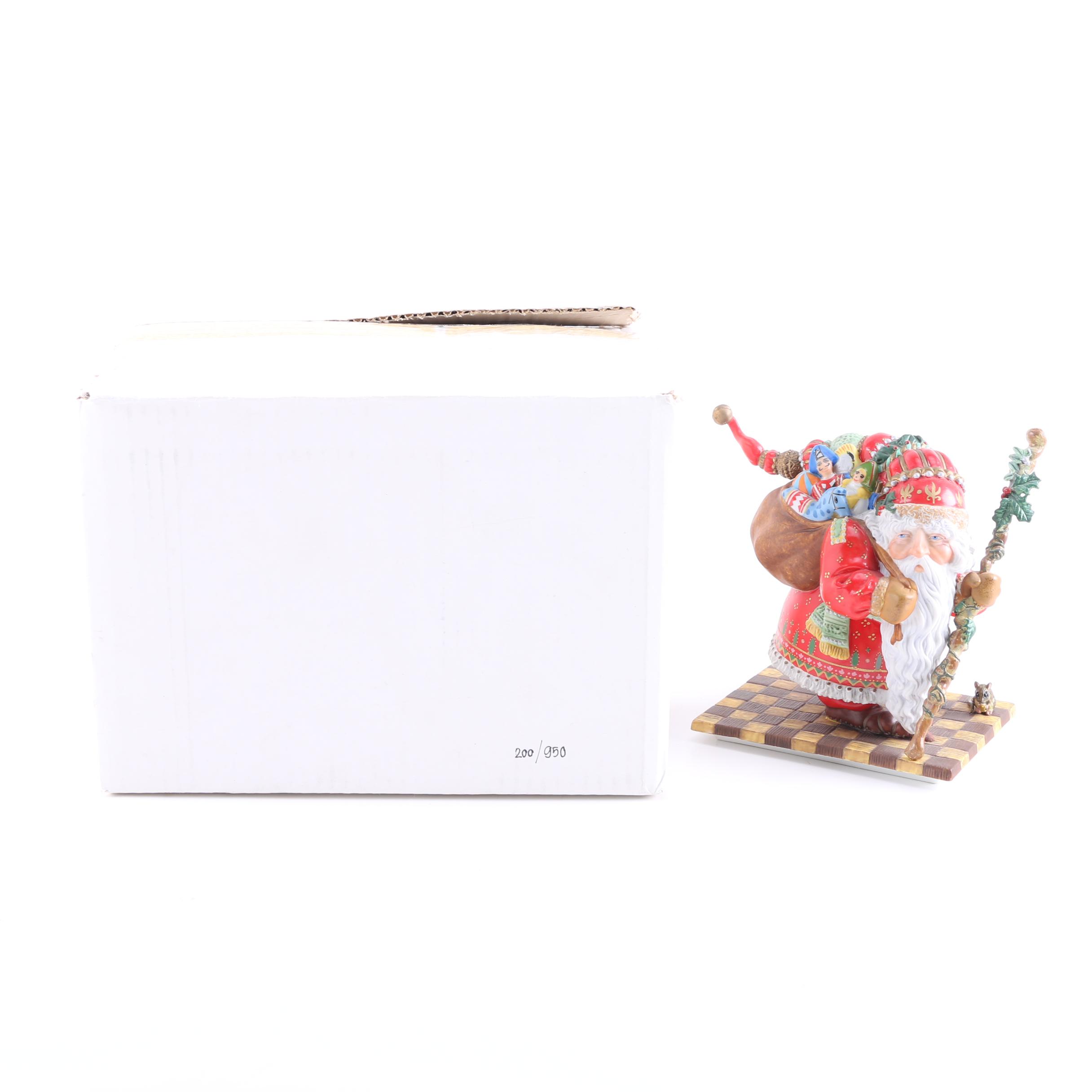 Limited Edition The Greenwich Workshop Collection "Olde World Santa" Figurine
