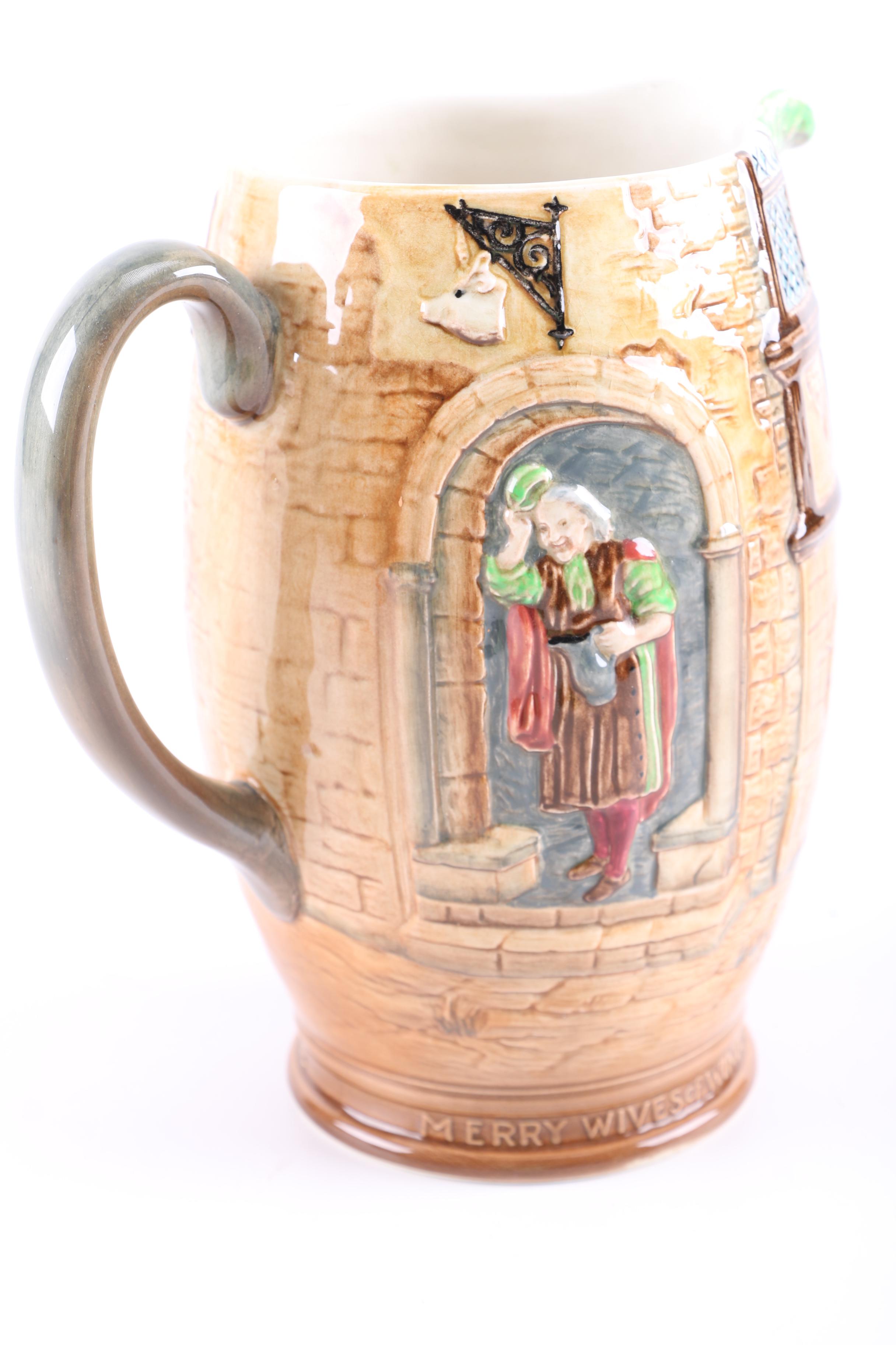 Beswick Ceramic Story Pitcher
