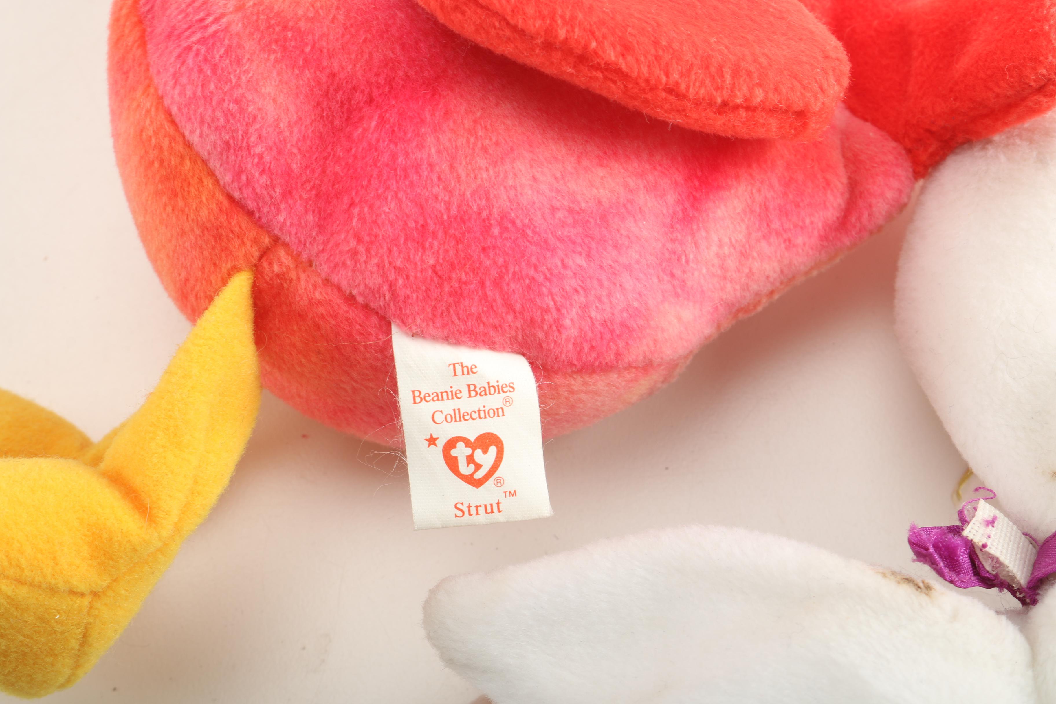 Assortment of TY Beanie Babies Including Teenie Beanie Babies