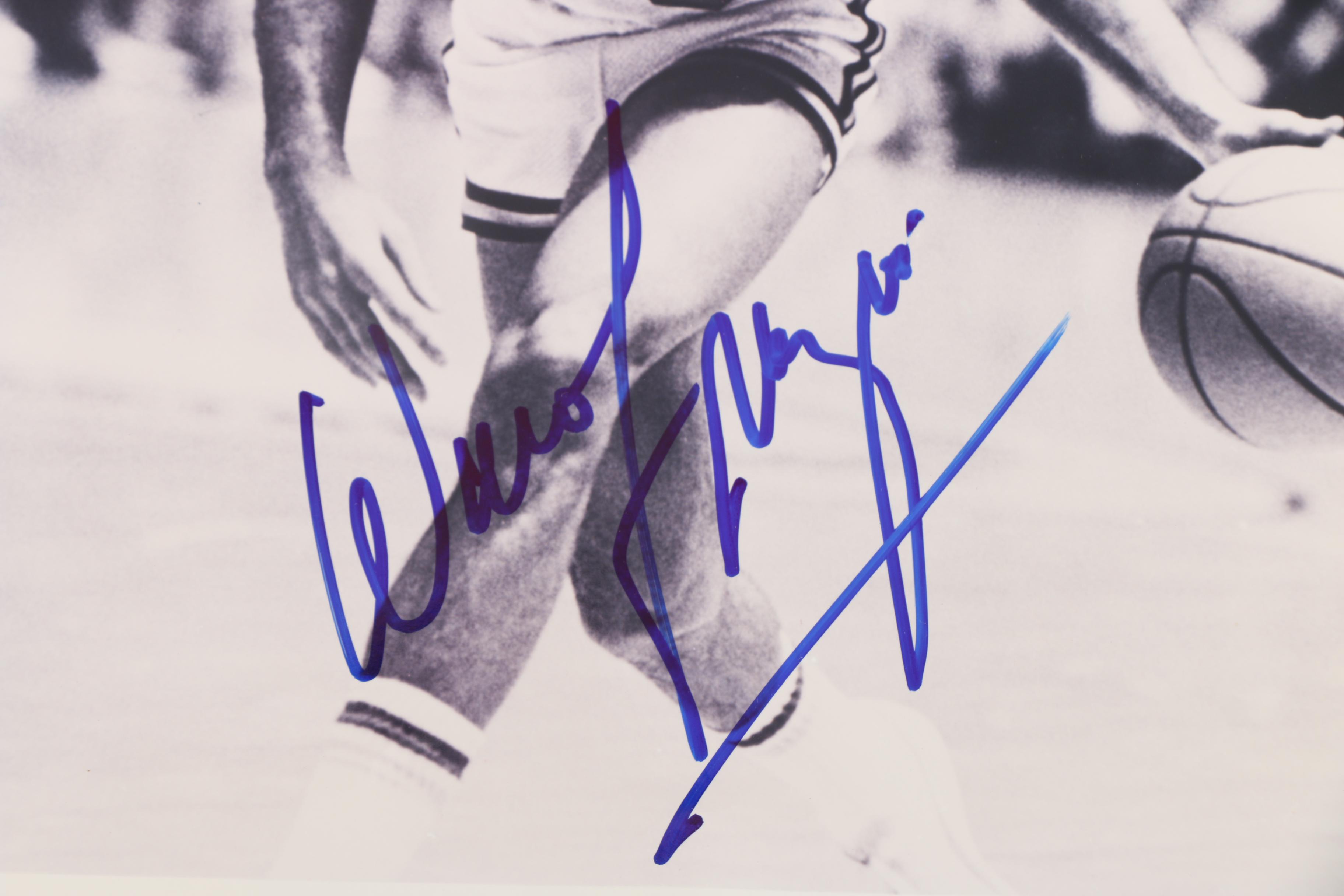 Autographed NBA Basketball Photographs