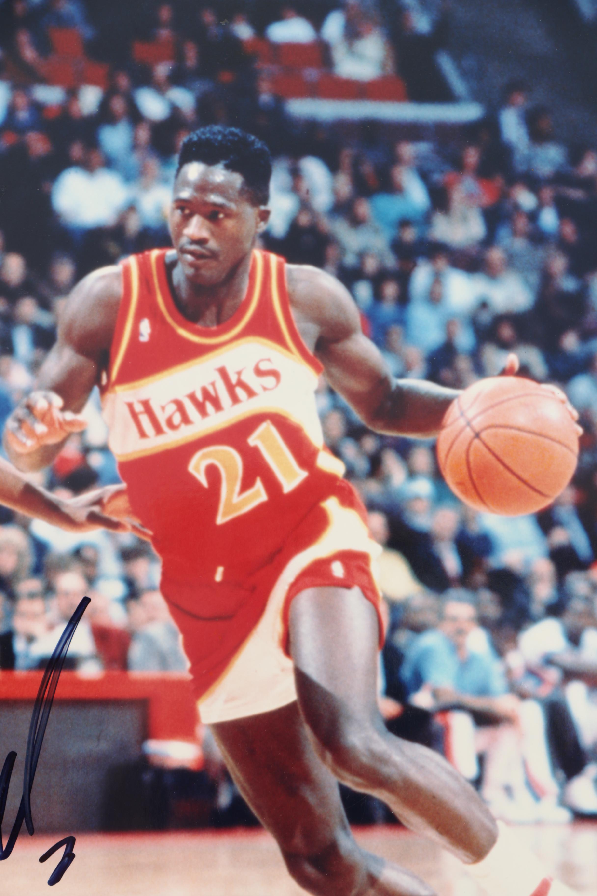 Autographed NBA Basketball Photographs