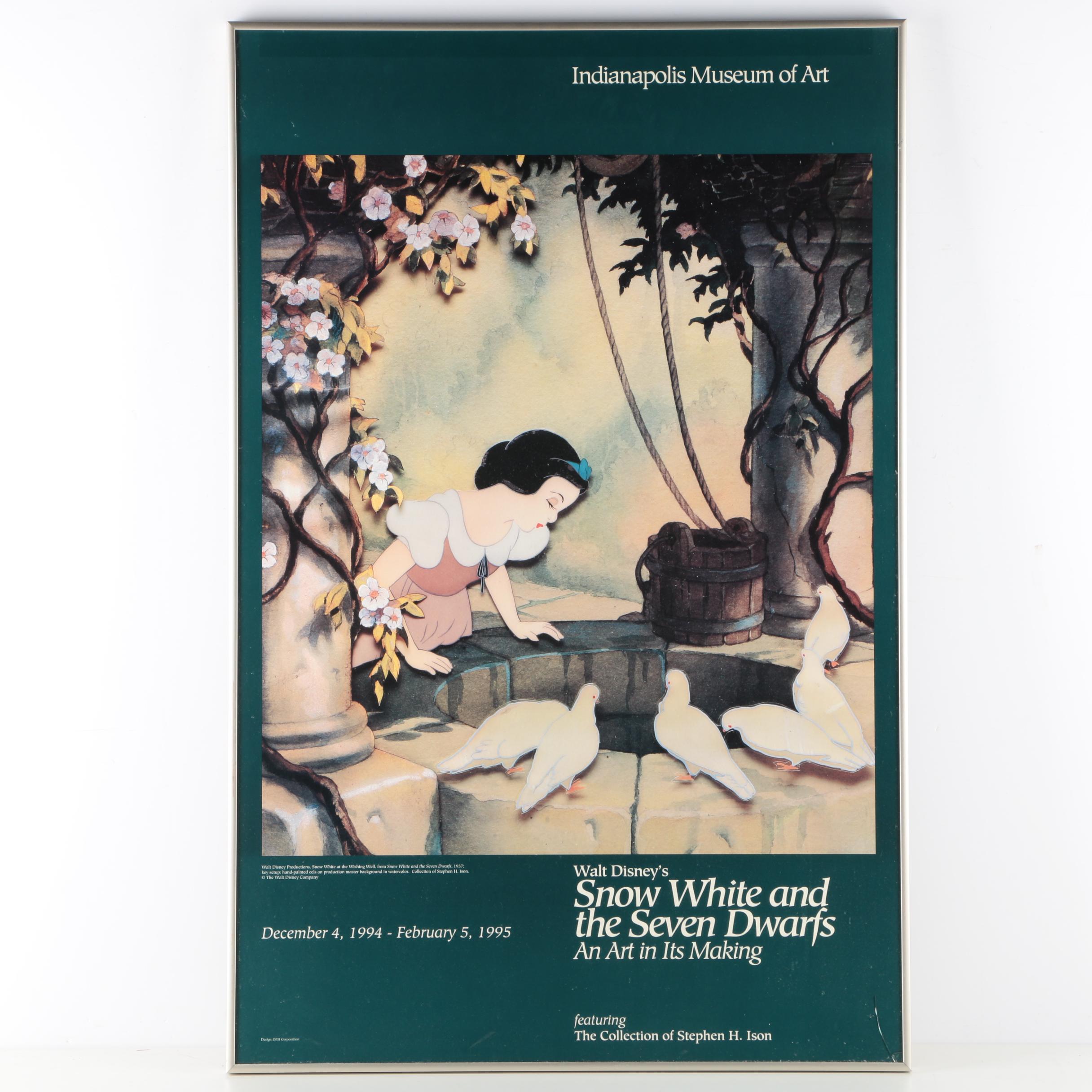 Poster From the Indianapolis Museum of Art "Snow White and the Seven Dwarfs"